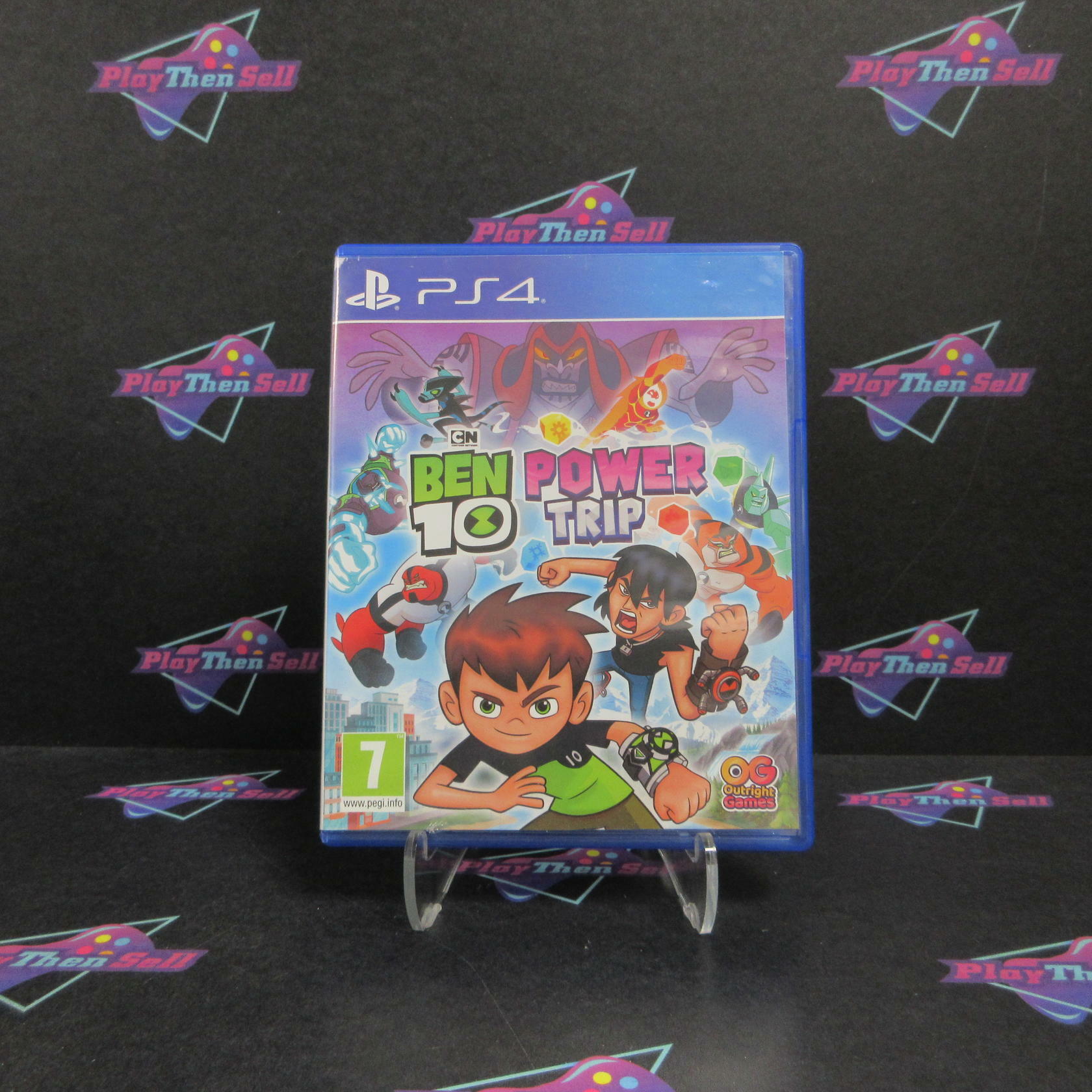 Ben 10 Power Trip PS4 PlayStation 4 PAL AD Complete CIB - Very Good