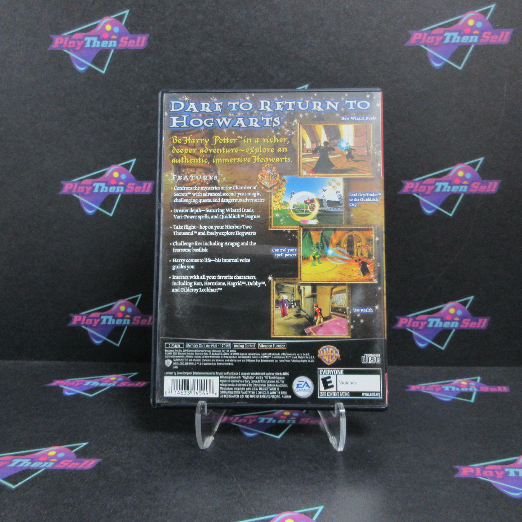 Harry Potter and the Chamber of Secrets PS2 PlayStation 2 GH AD/NM - Very Good