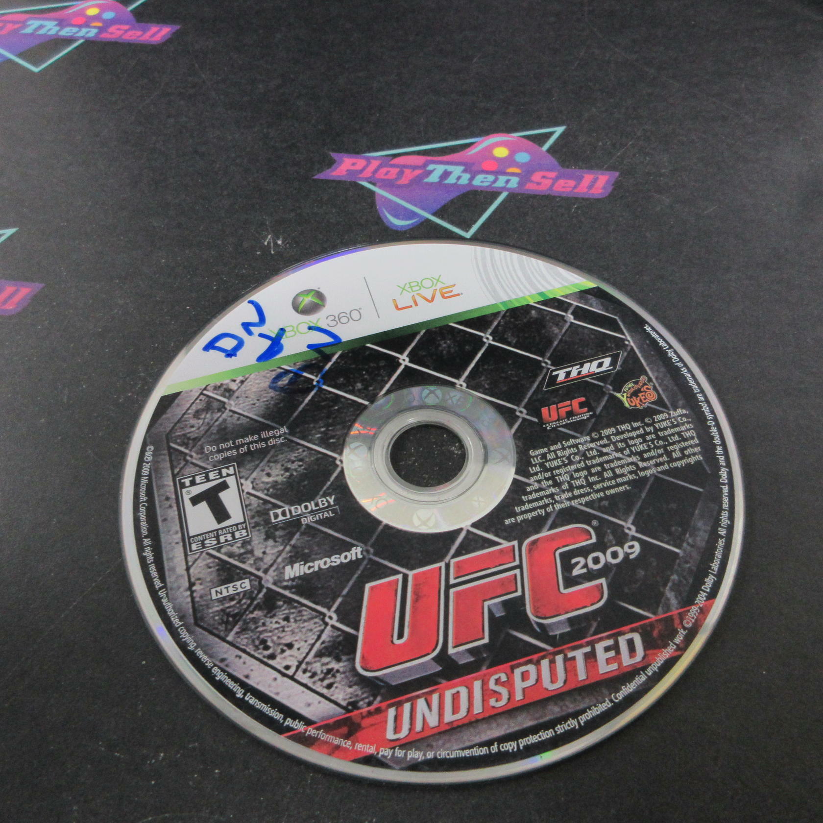 UFC 2009 Undisputed Xbox 360 DD/NM - Very Good