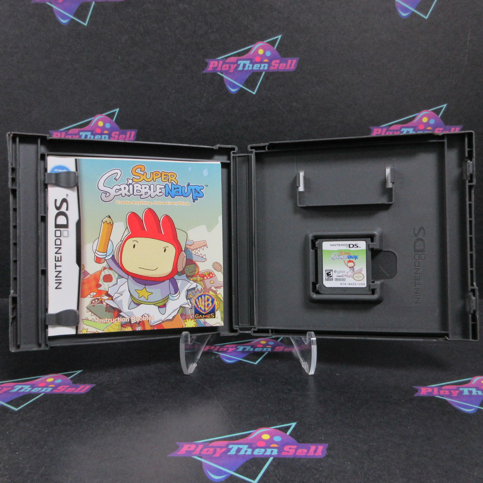 Super Scribblenauts Nintendo DS AD Complete CIB - Very Good