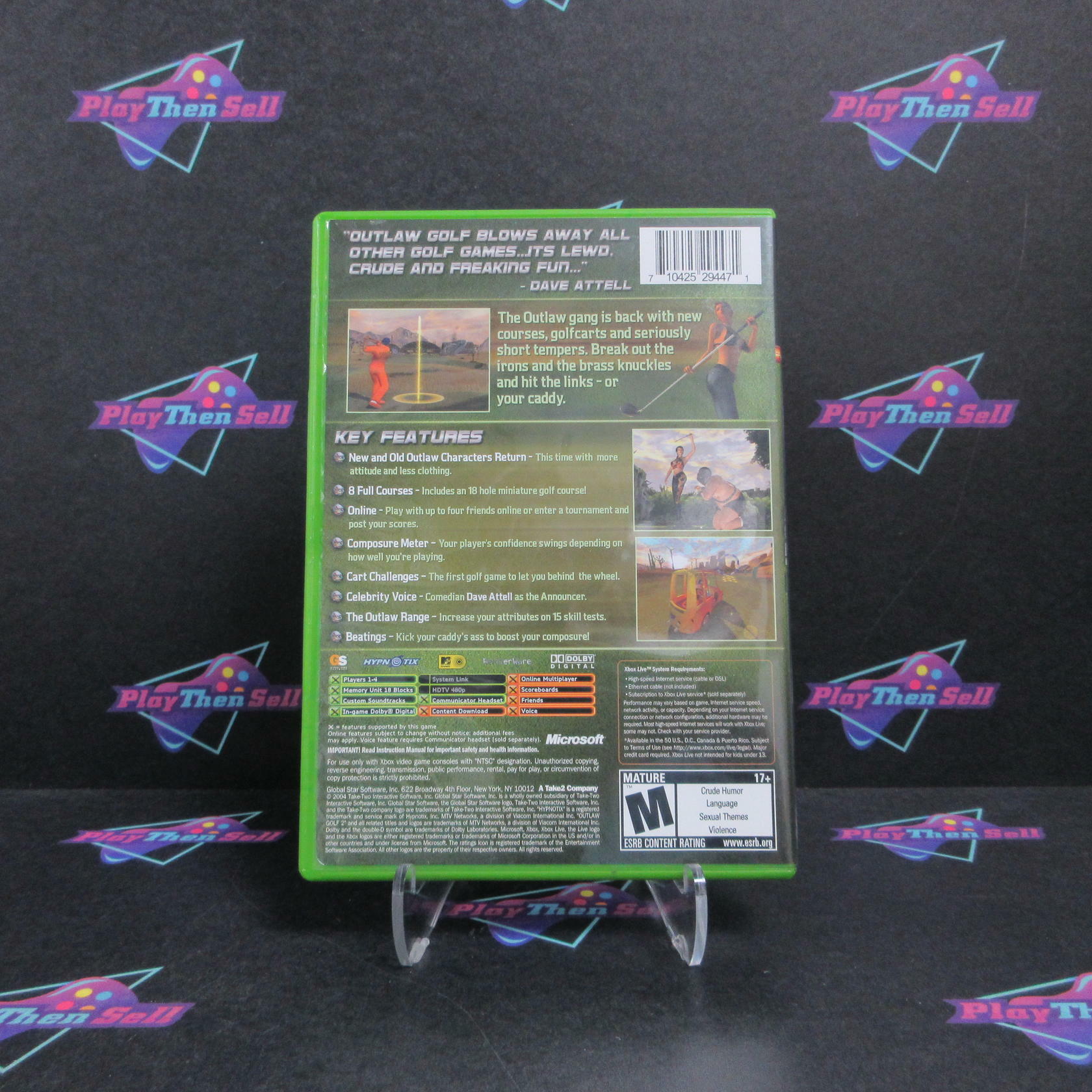 Outlaw Golf 2 Xbox - Like New