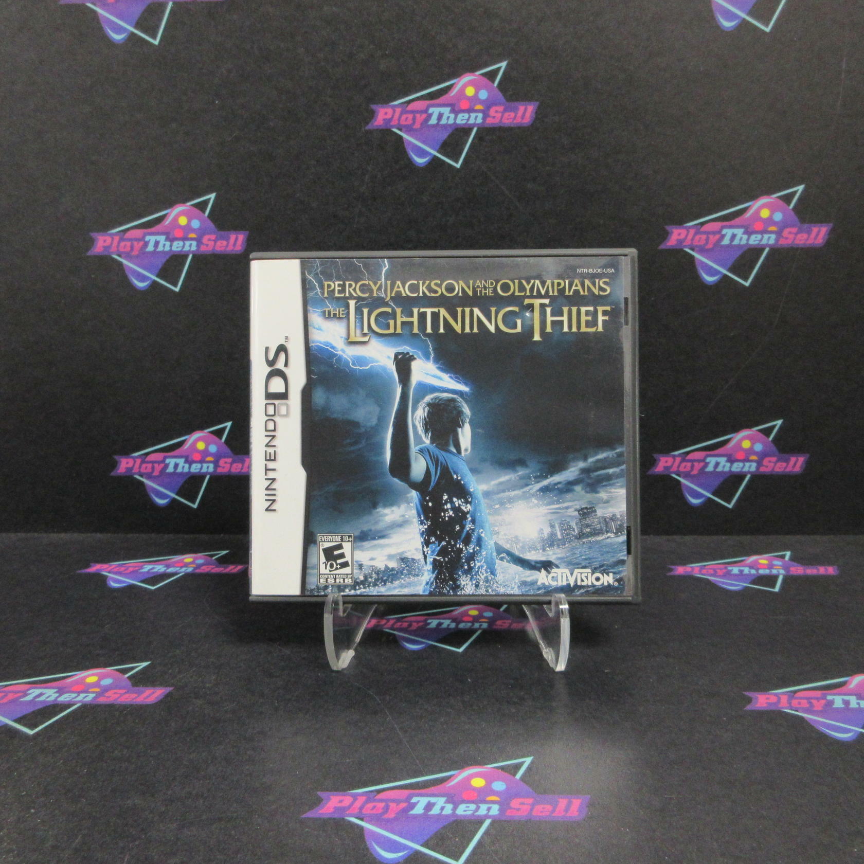 Percy Jackson and the Olympians The Lightning Thief Nintendo DS AD Complete CIB - Very Good