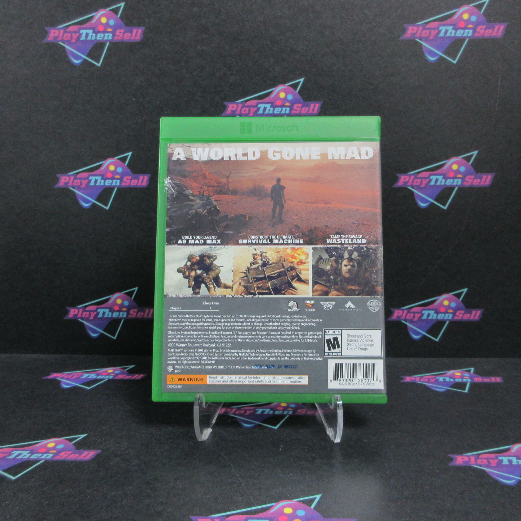 Mad Max Xbox One AD Complete CIB - Very Good