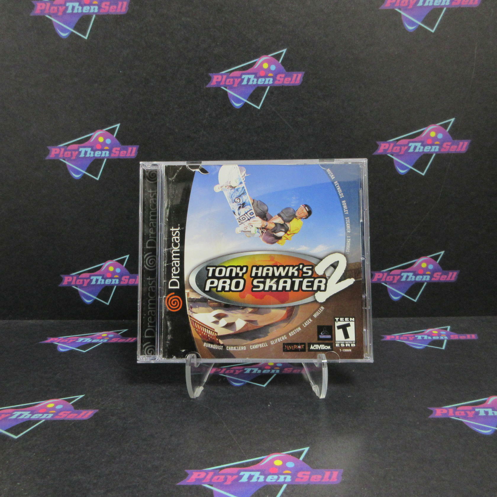 Tony Hawk's Pro Skater 2 Sega Dreamcast MD + Reg Card Complete CIB - Very Good