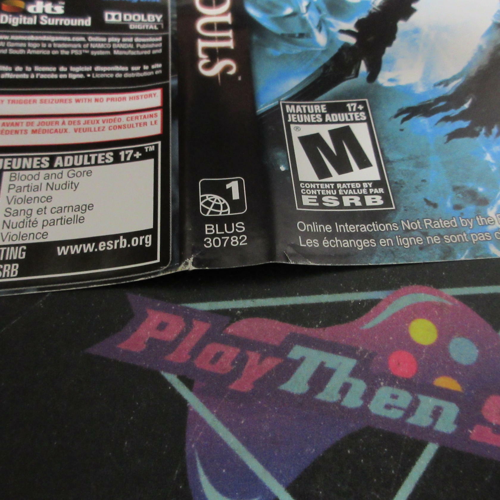 Dark Souls PS3 PlayStation 3 AD/DD/NM - Very Good