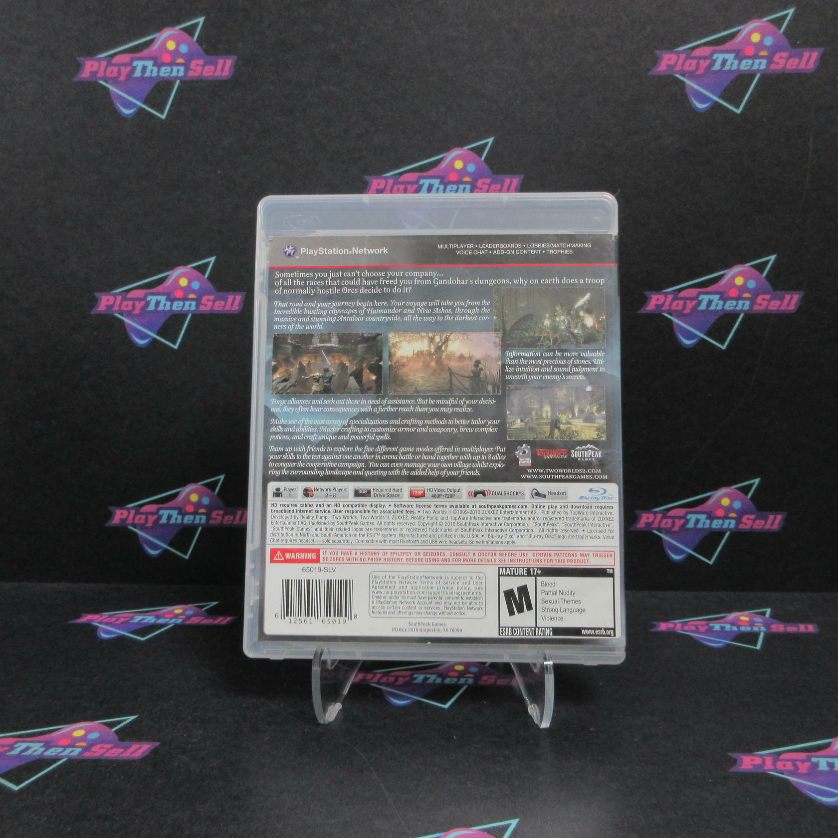 Two Worlds II 2 PS3 PlayStation 3 AD/NM - Very Good
