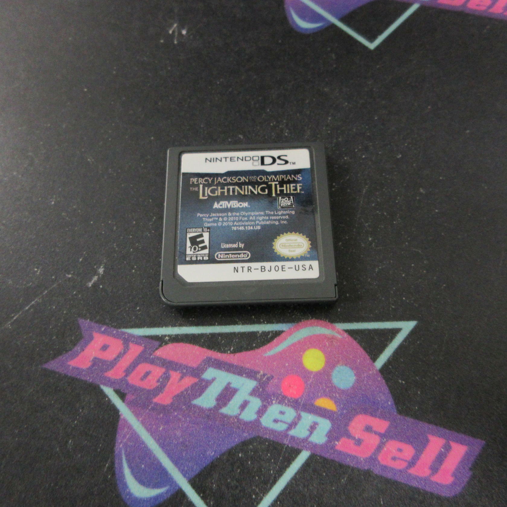 Percy Jackson and the Olympians The Lightning Thief Nintendo DS AD Complete CIB - Very Good