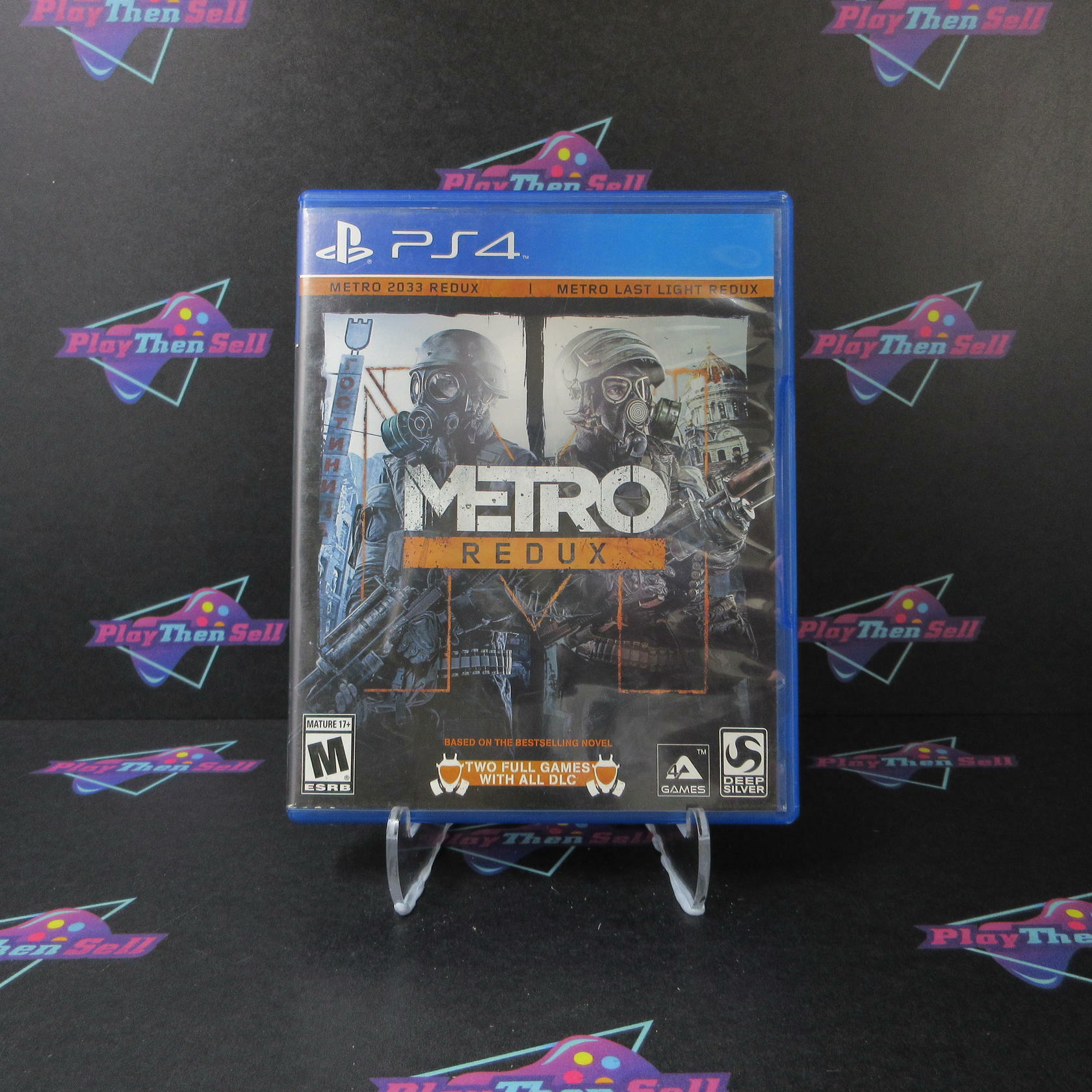 Metro Redux PS4 PlayStation 4 AD Complete CIB - Very Good
