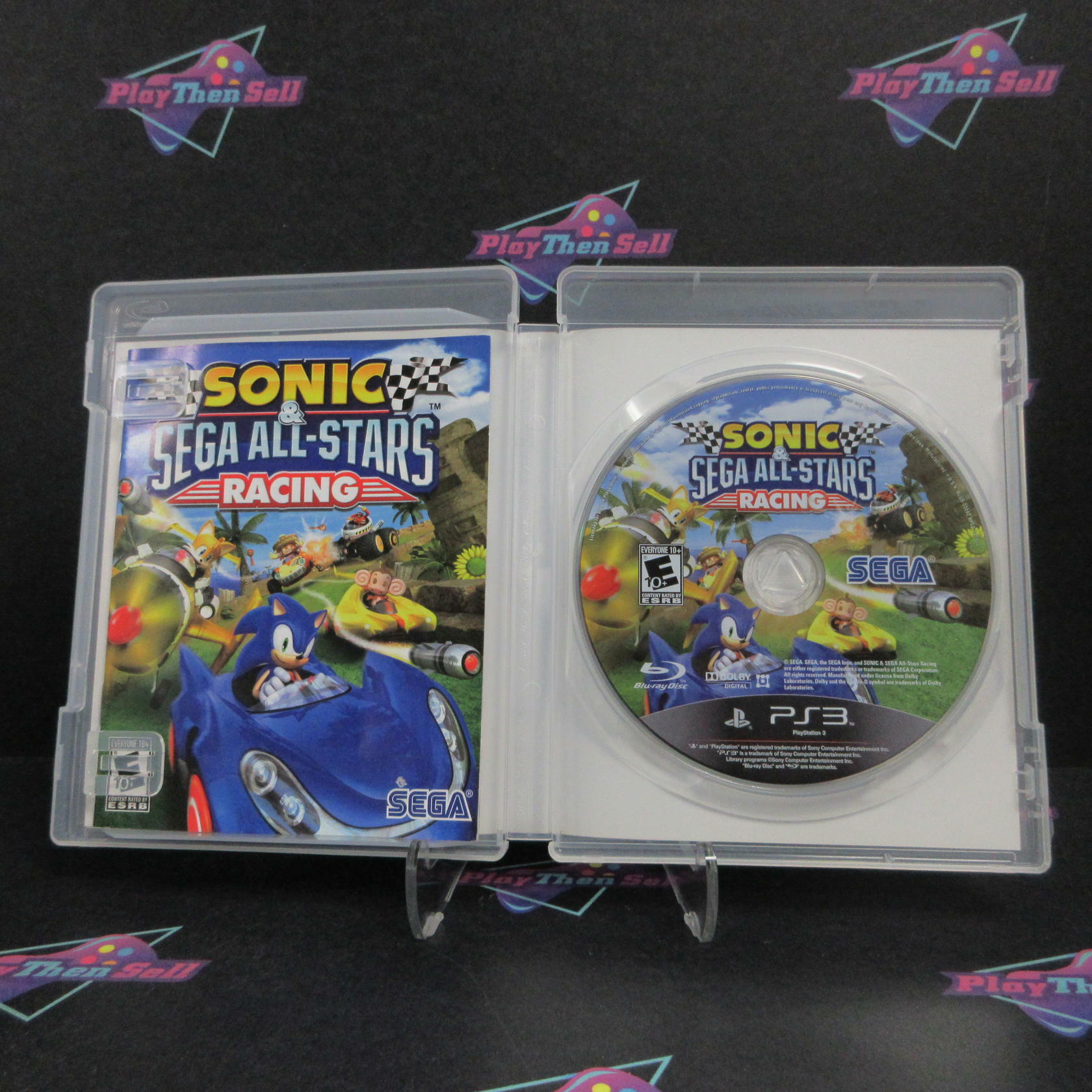 Sonic & SEGA All-Stars Racing PS3 PlayStation 3 AD Complete CIB - Very Good