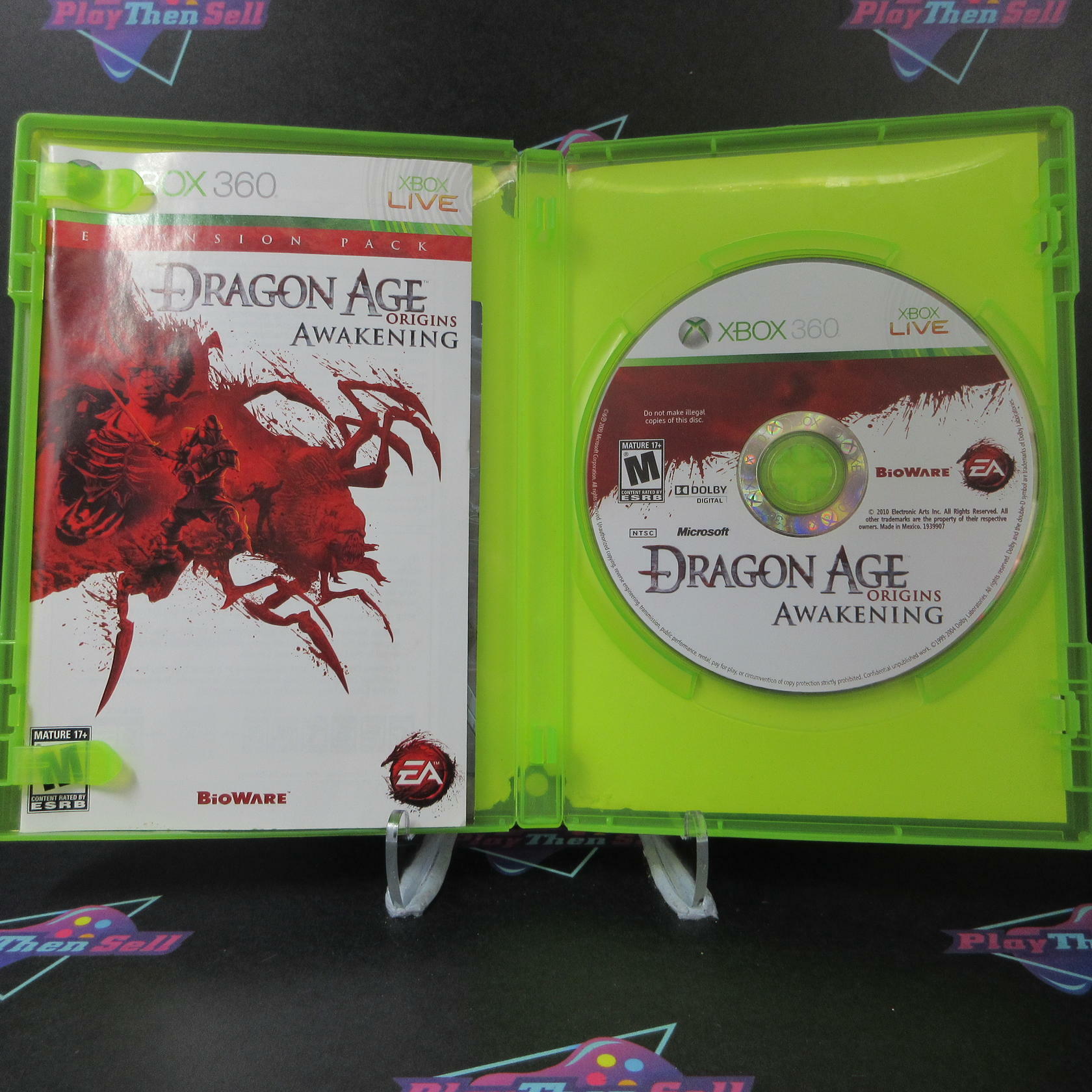 Dragon Age Origins Awakening Expansion Xbox 360 AD Complete CIB - Very Good