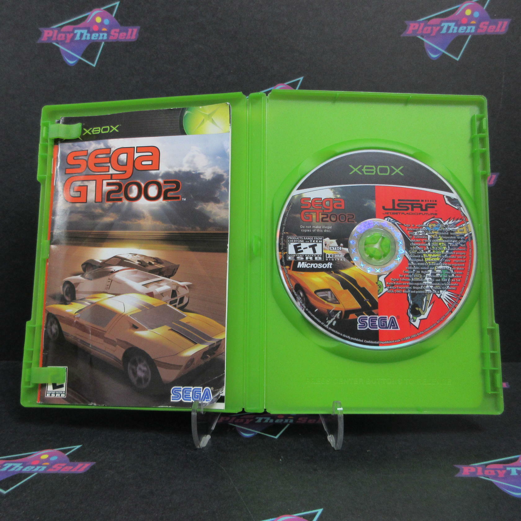 Sega GT 2002 / JSRF Jet Set Radio Future Xbox MD Complete CIB - Very Good