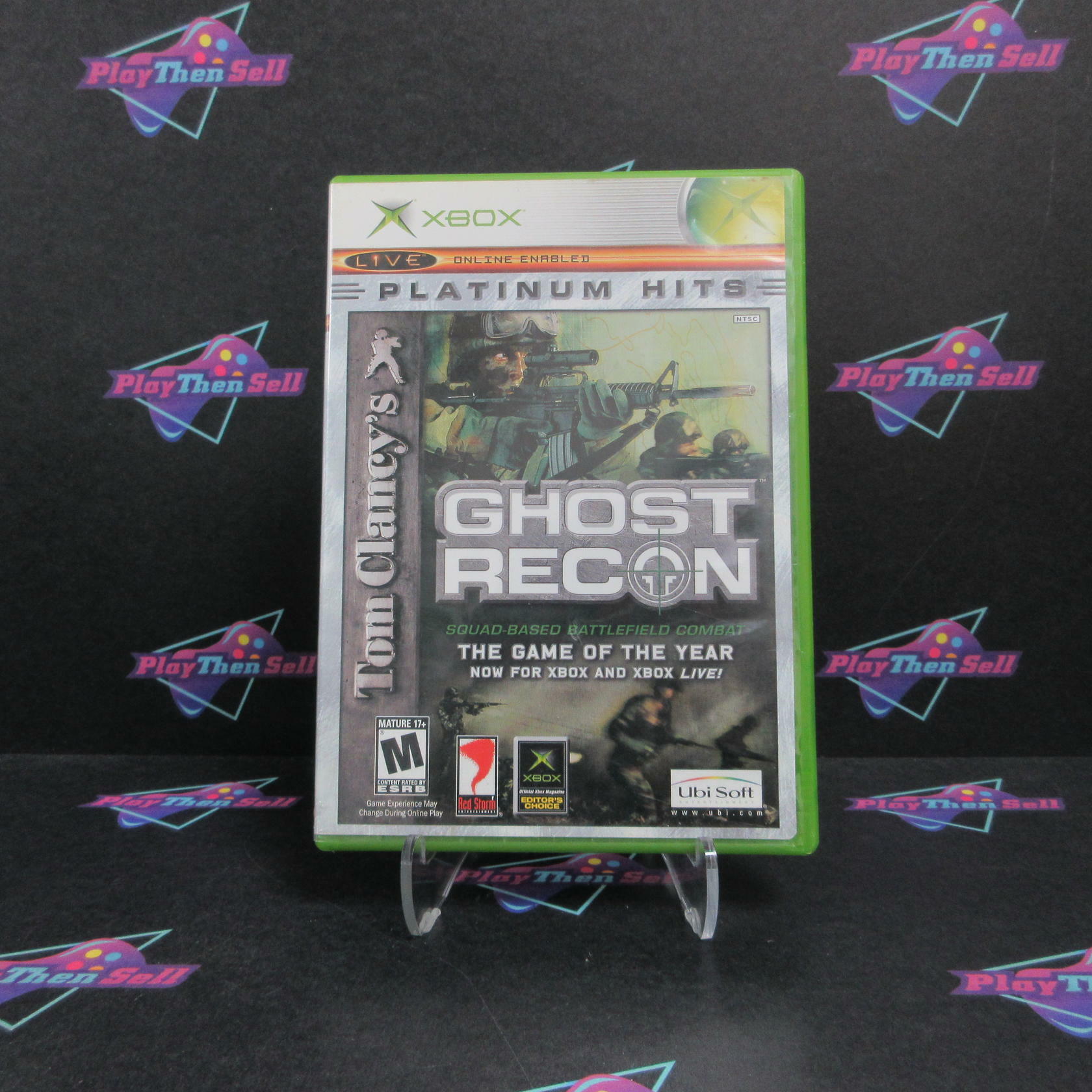 Tom Clancy's Ghost Recon Xbox PH AD/NM - Very Good