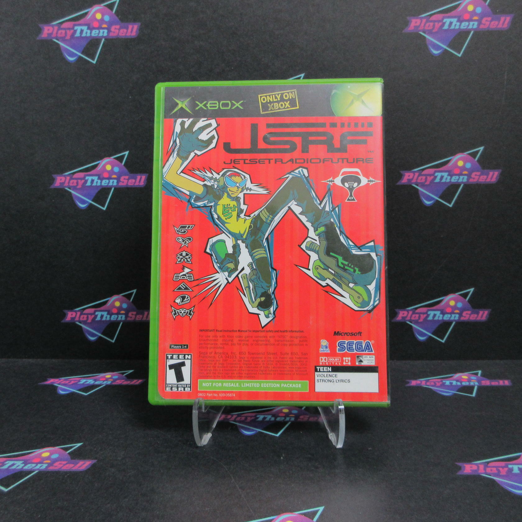Sega GT 2002 / JSRF Jet Set Radio Future Xbox MD Complete CIB - Very Good