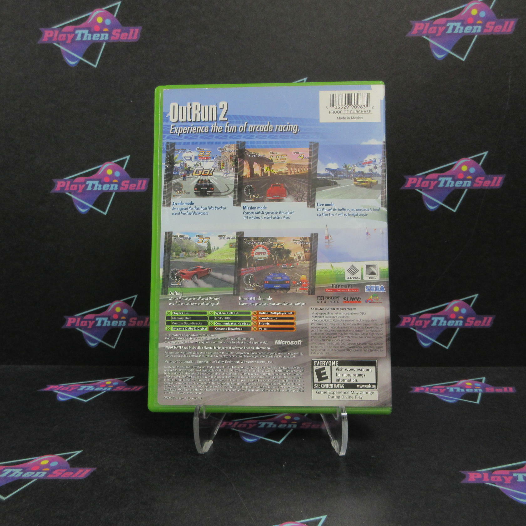 OutRun 2 Xbox AD/DD/NM - Very Good