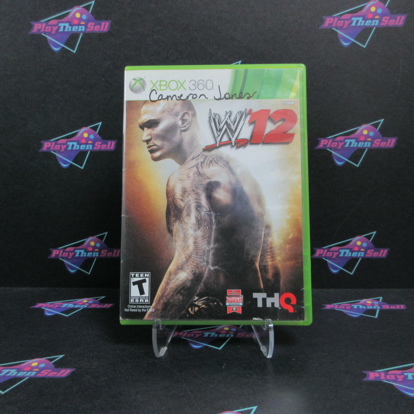 WWE 12 Xbox 360 AD/DD/MD Complete CIB - Very Good