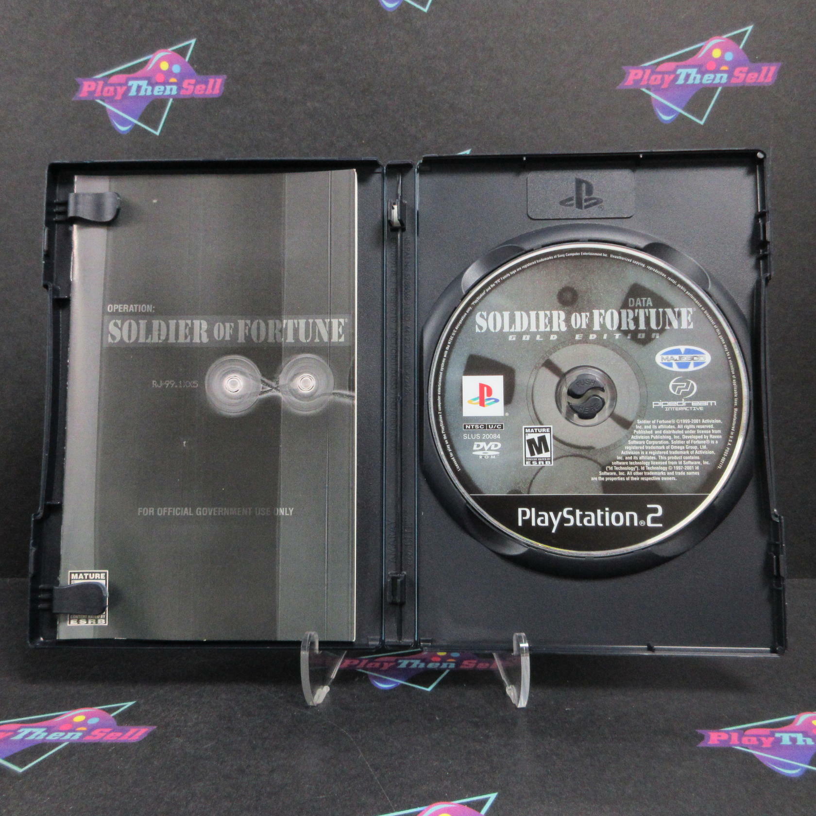 Soldier of Fortune Gold Edition PS2 PlayStation 2 Complete - Excellent