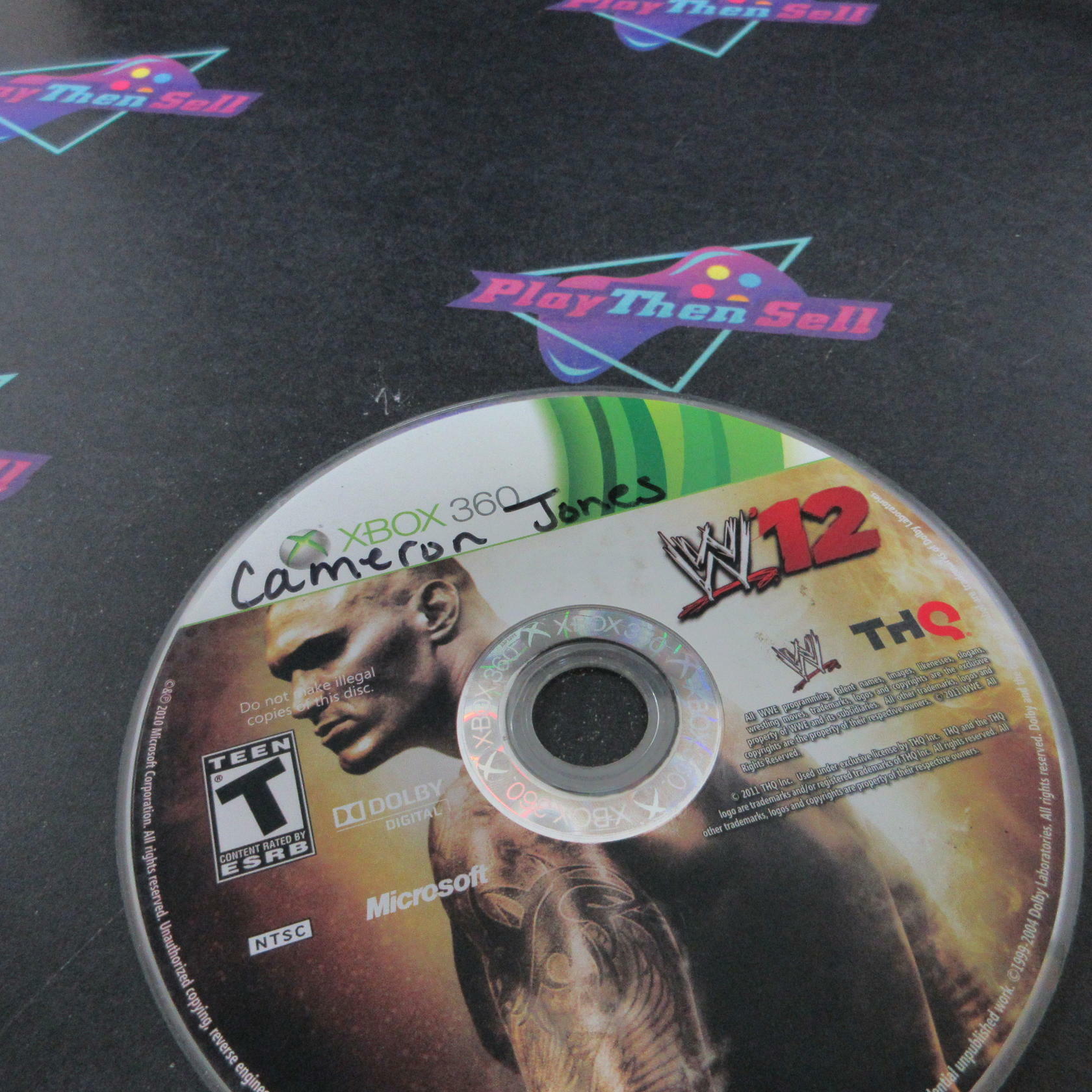 WWE 12 Xbox 360 AD/DD/MD Complete CIB - Very Good