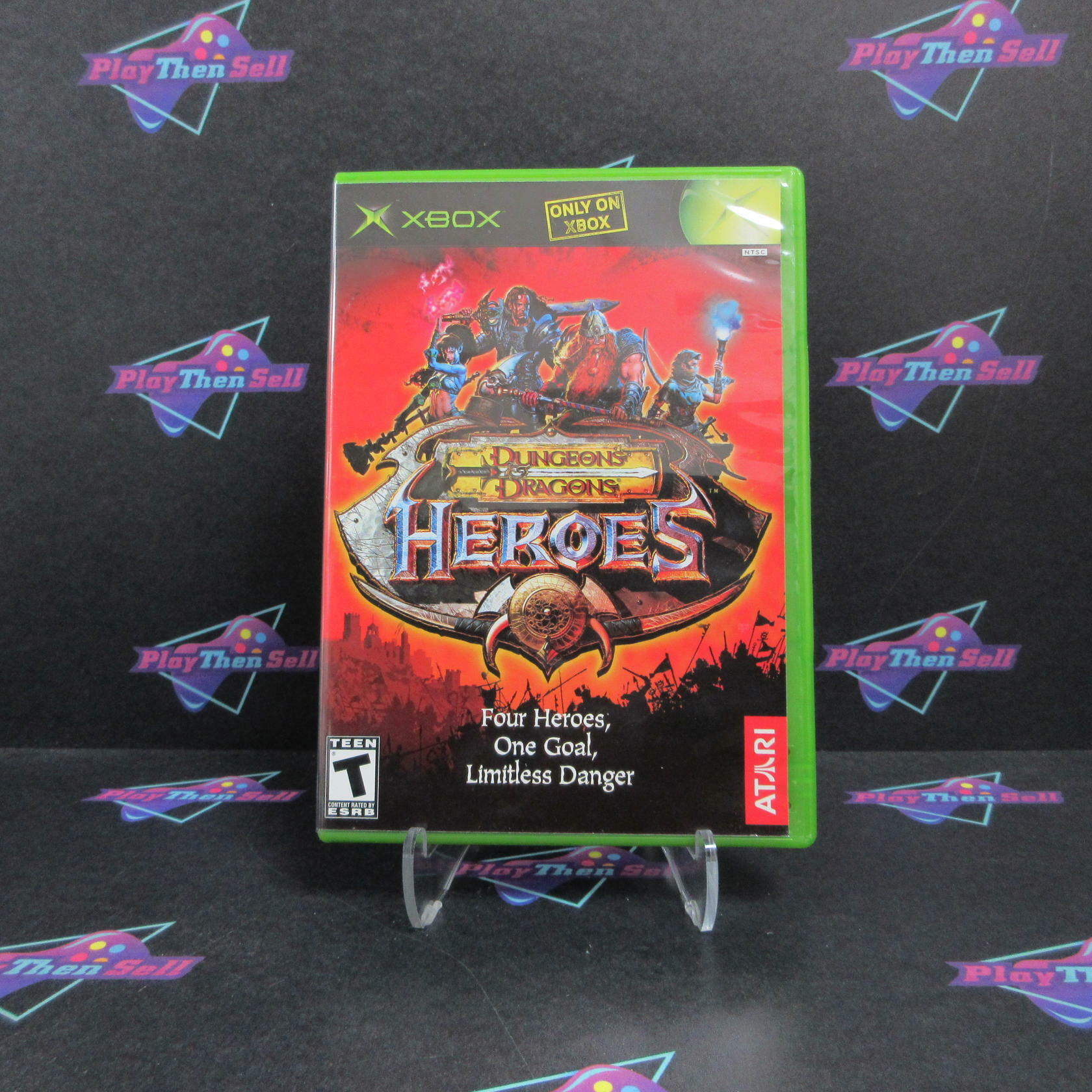 Dungeons & Dragons Heroes Xbox AD Complete CIB - Very Good