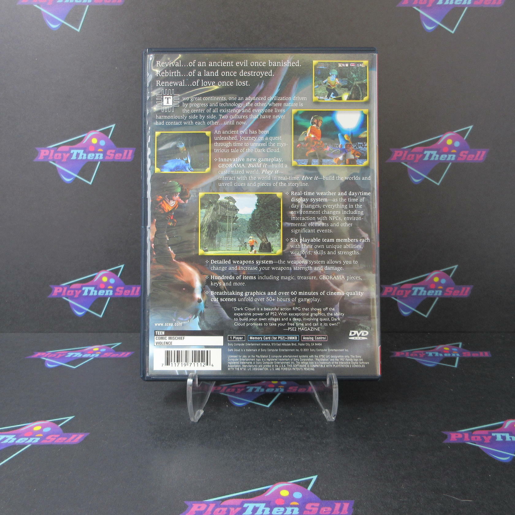 Dark Cloud PS2 PlayStation 2 GH Complete - Excellent