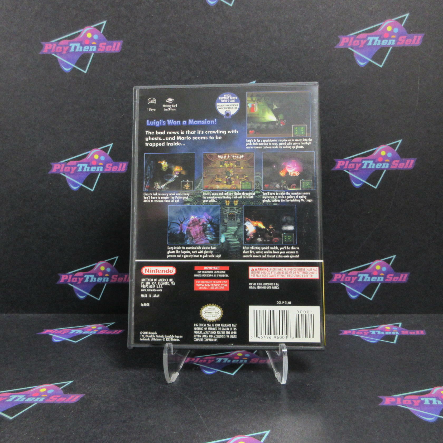 Luigi's Mansion Player's Choice Nintendo GameCube Complete - Refurbished