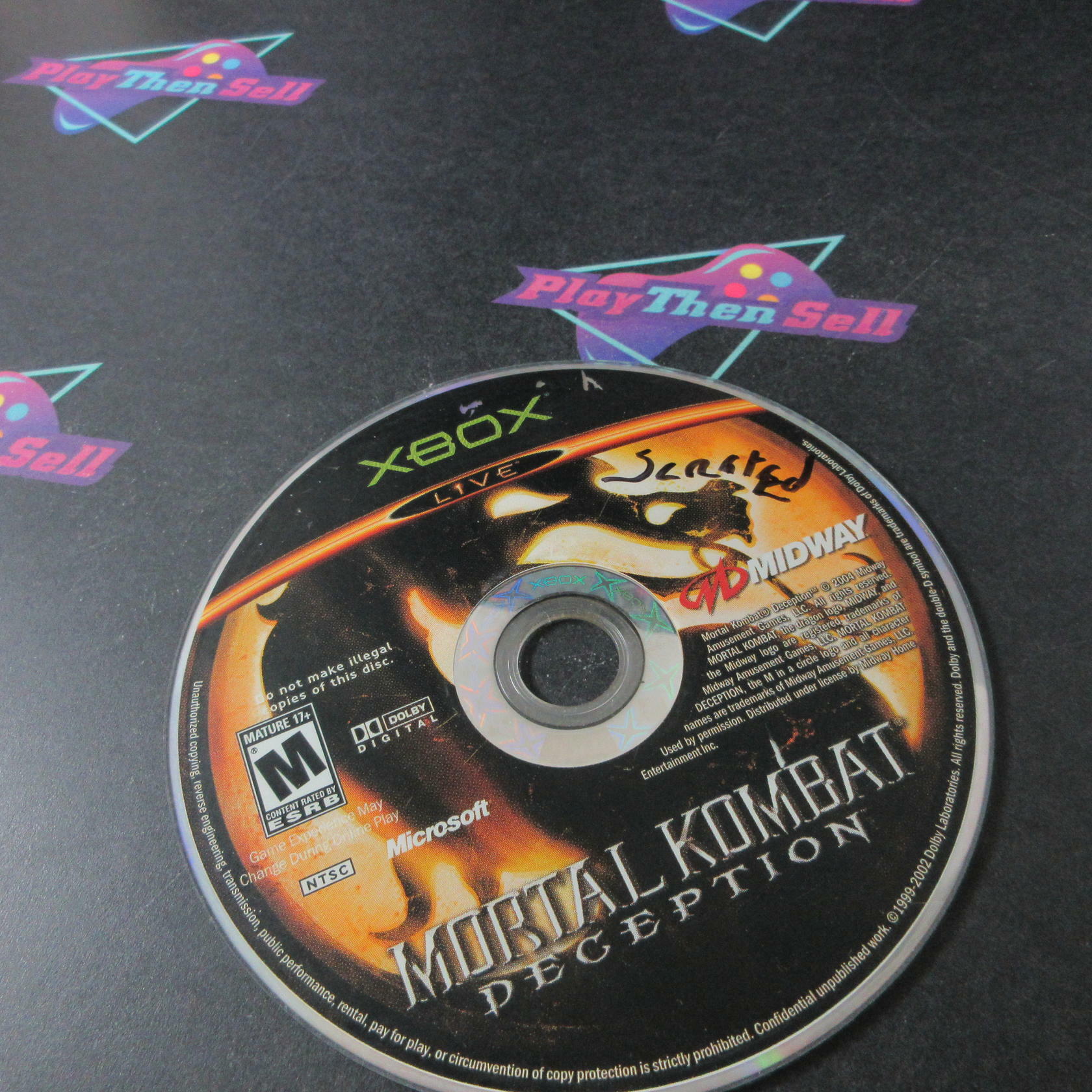 Mortal Kombat Deception Xbox AD/DD/NM - Very Good