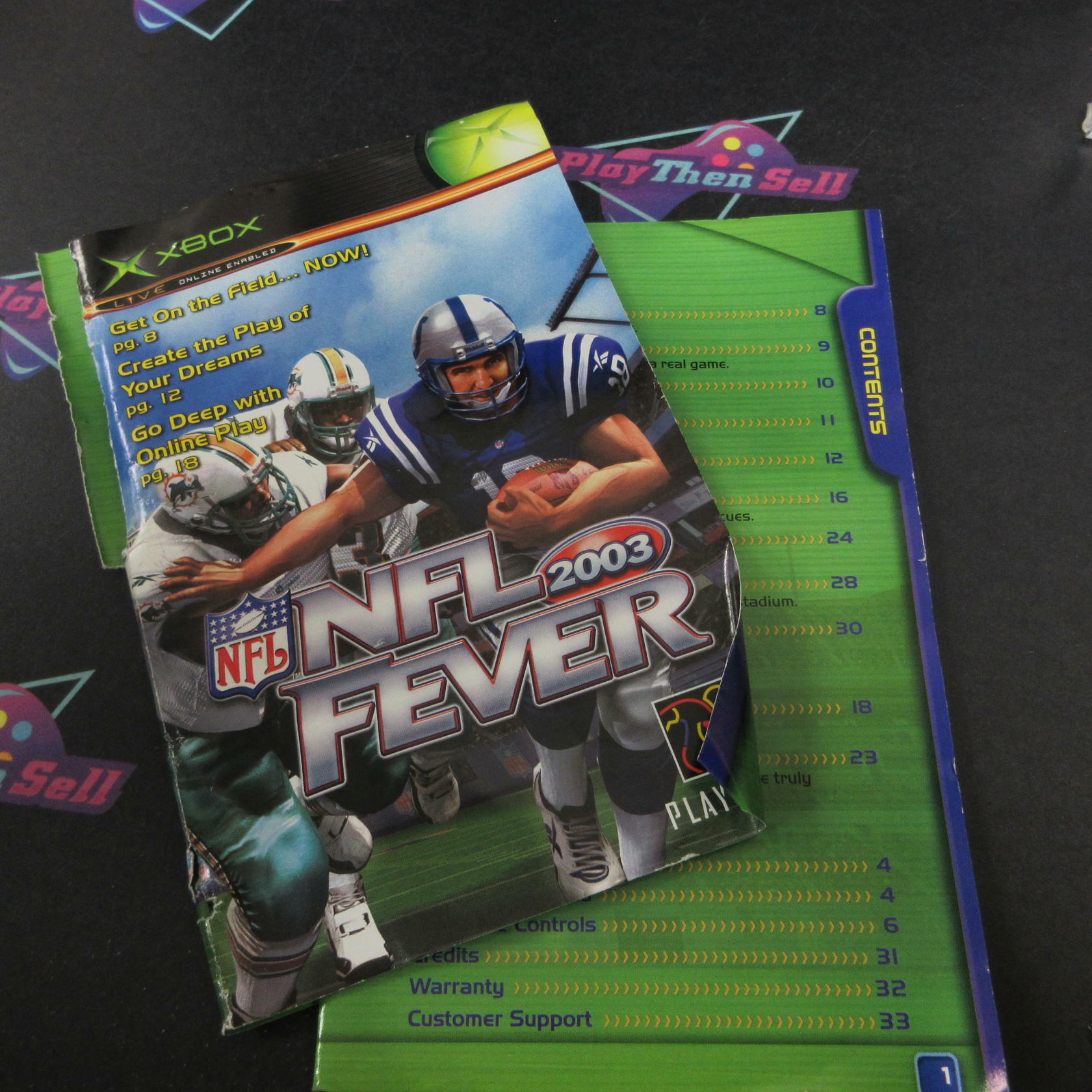 NFL Fever 2003 Xbox AD/MD Complete CIB - Very Good