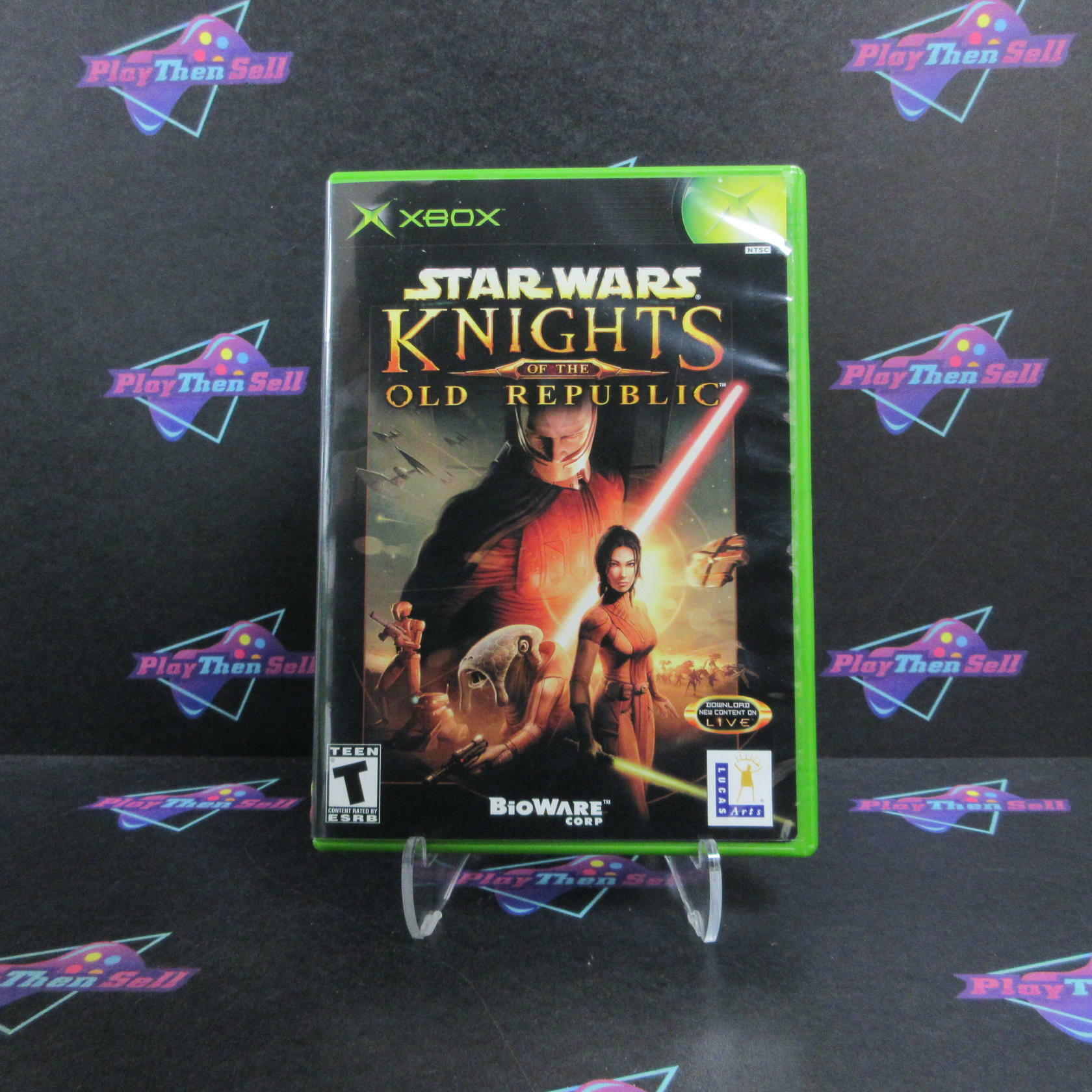 Star Wars Knights of the Old Republic MD + Reg Card Complete CIB - Very Good