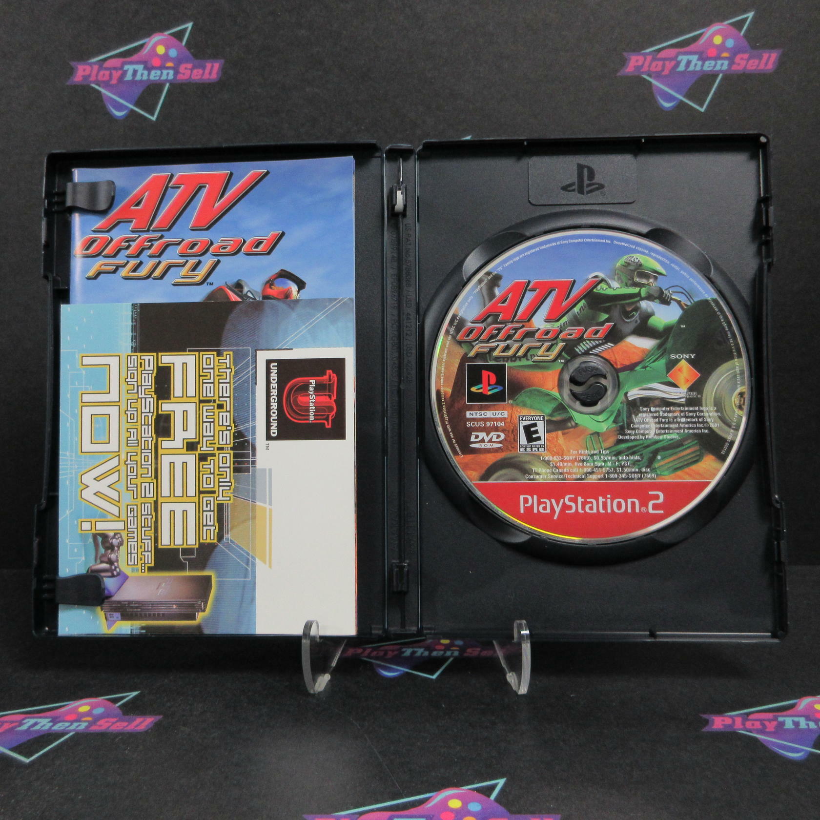 ATV Offroad Fury PS2 PlayStation 2 GH + Reg Card Complete - Excellent