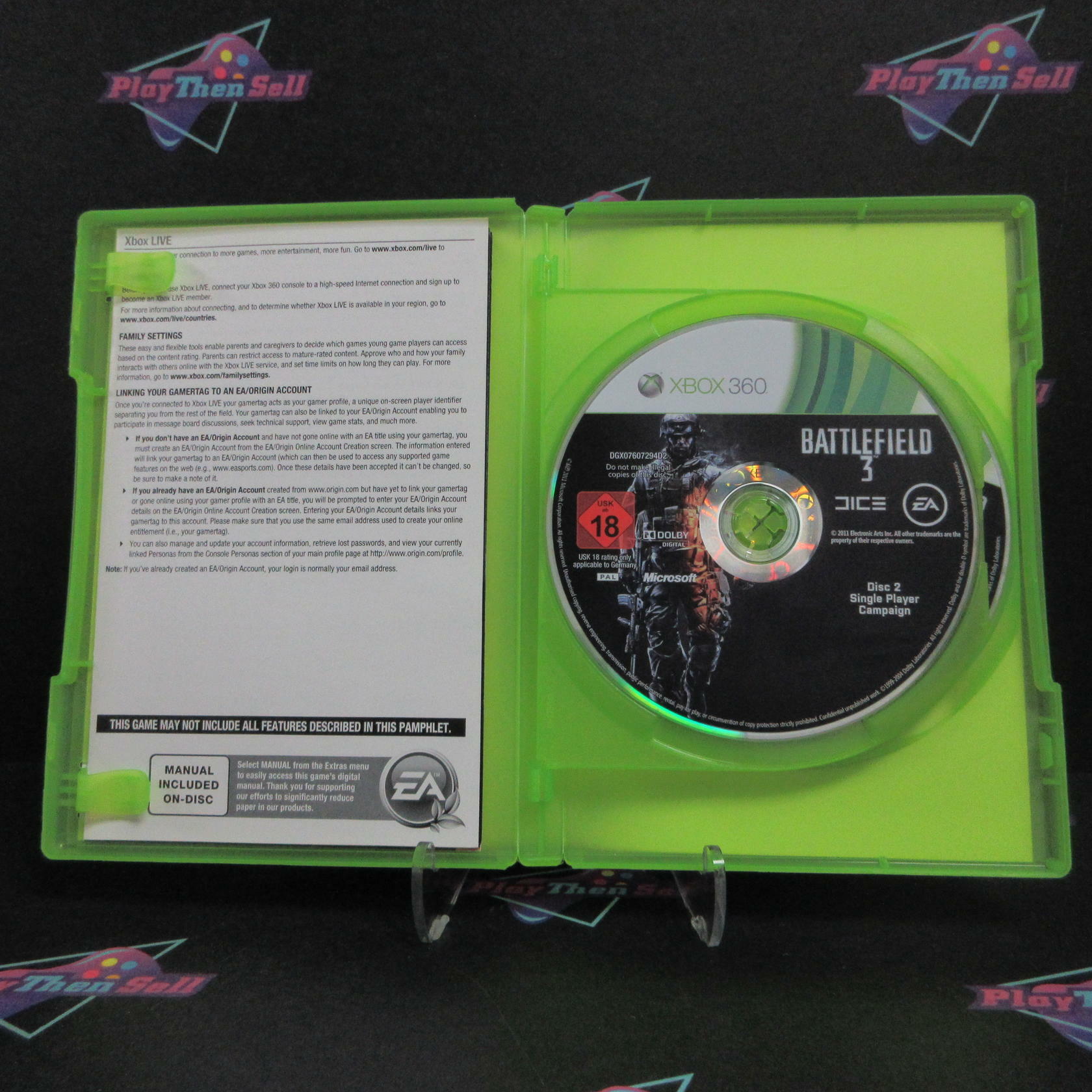 Battlefield 3 Xbox 360 PAL Region Locked - Like New