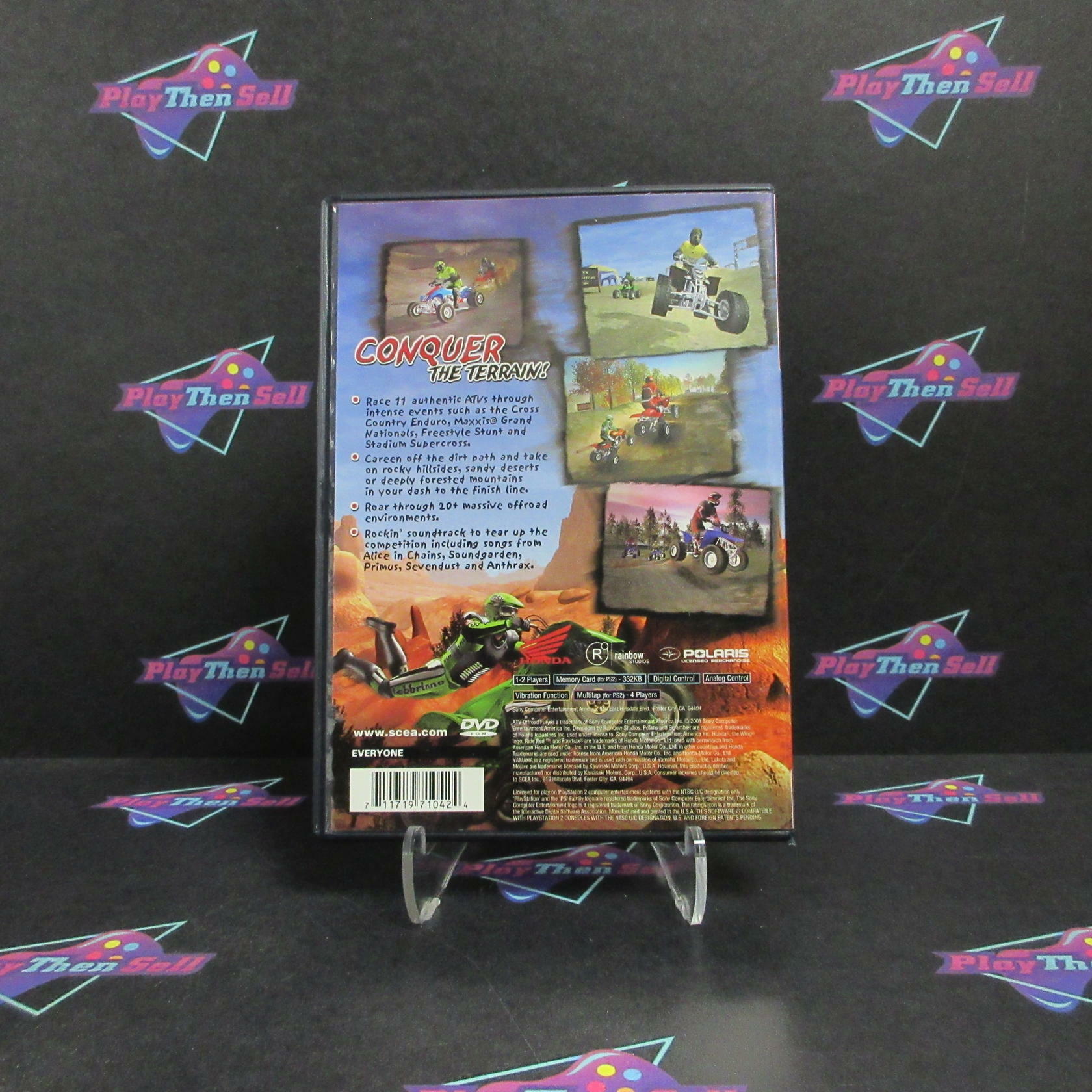 ATV Offroad Fury PS2 PlayStation 2 GH + Reg Card Complete - Excellent