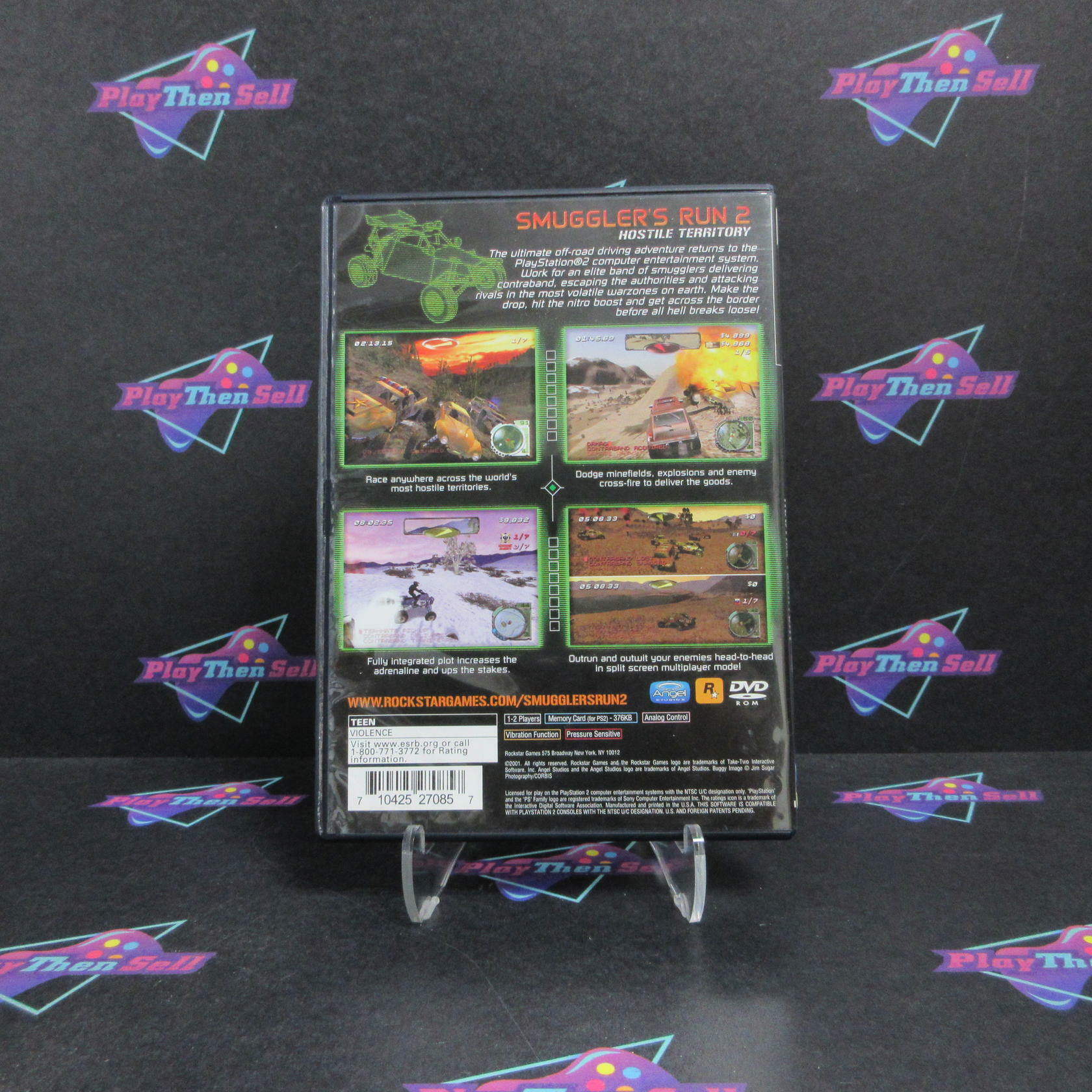 Smuggler's Run 2 Hostile Territory PS2 PlayStation 2 + Reg Card CIB - Excellent