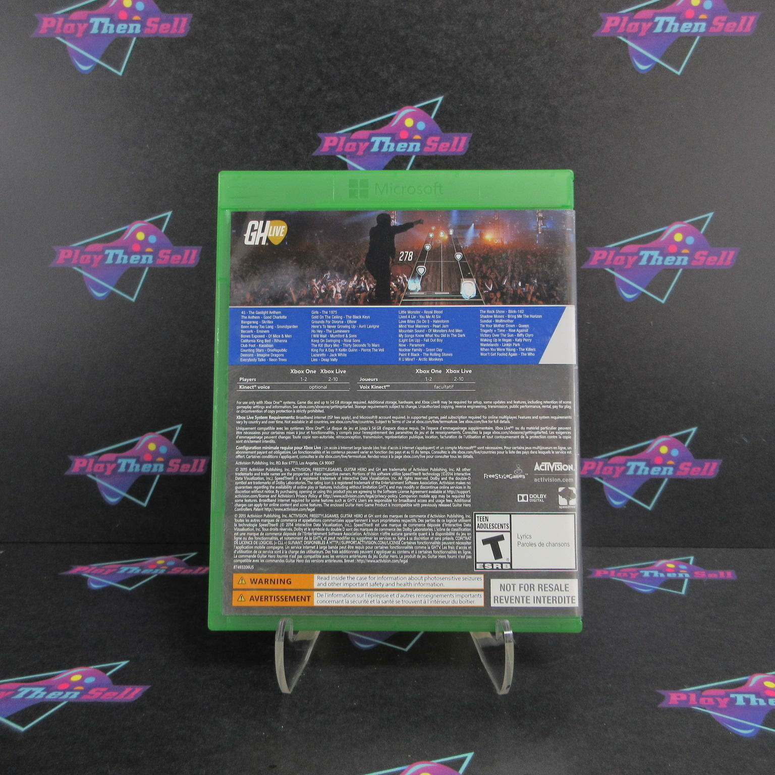 Guitar Hero Live Xbox One Software Only Complete - Refurbished