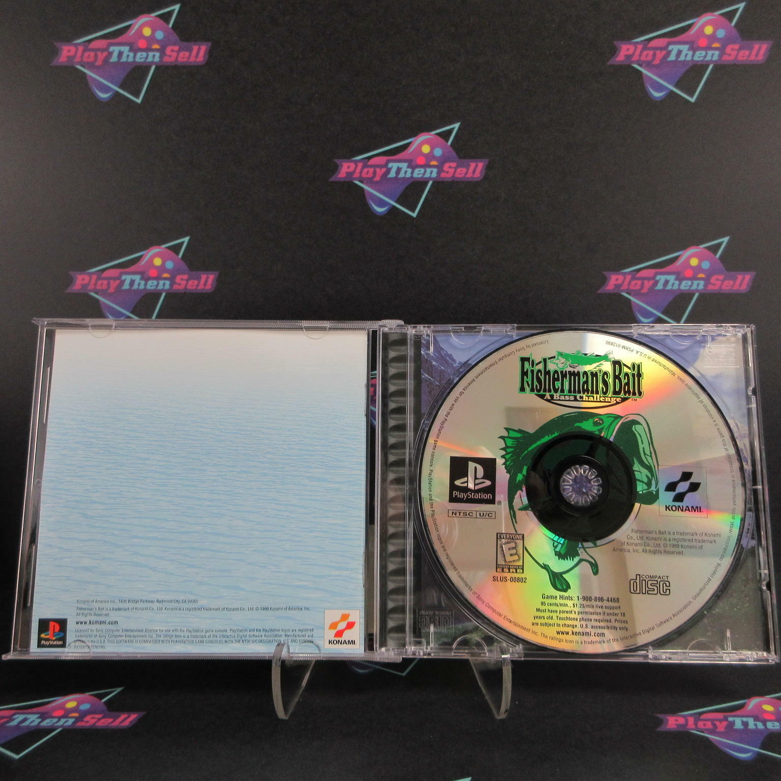Fisherman's Bait A Bass Challenge PlayStation 1 + Reg Card Complete - Excellent