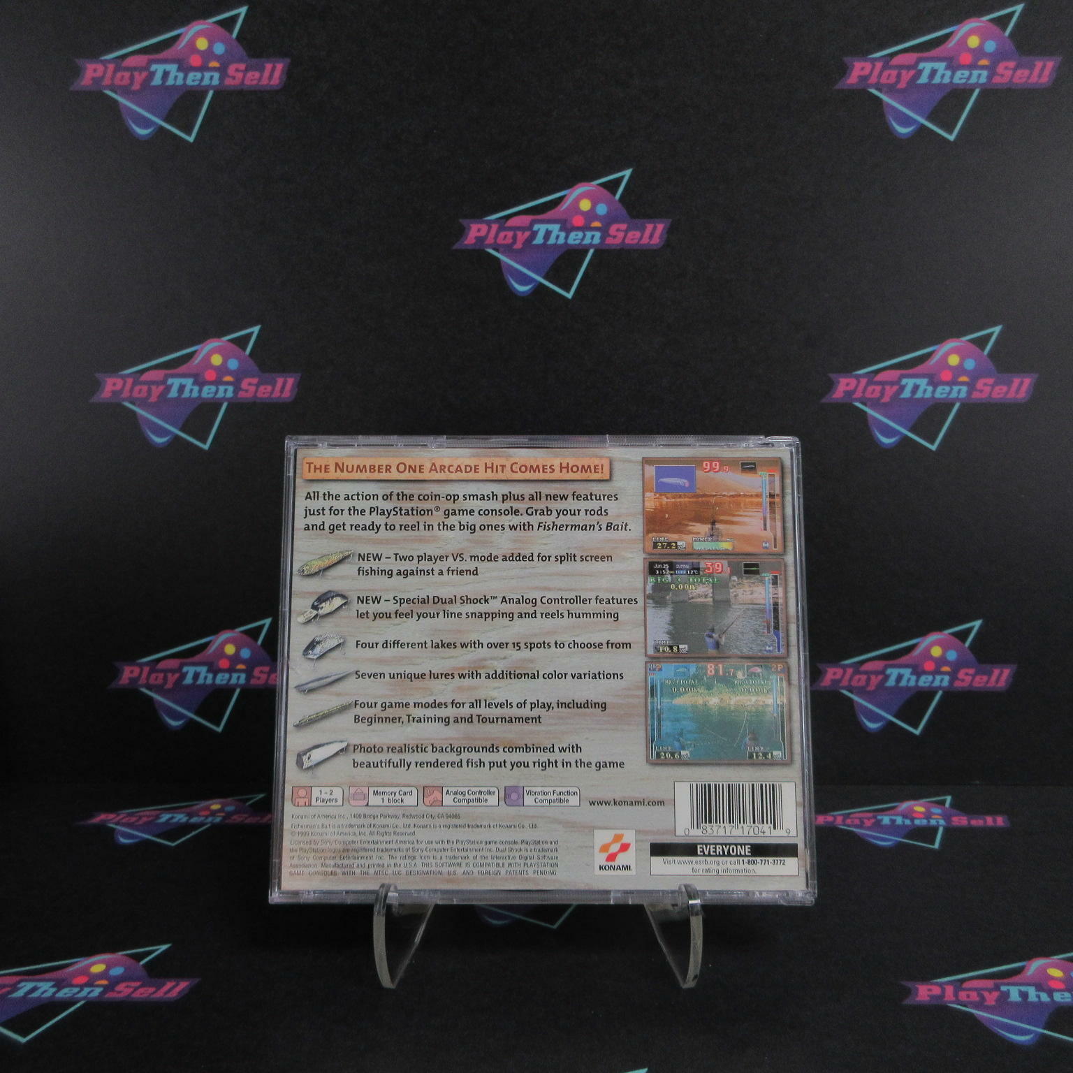 Fisherman's Bait A Bass Challenge PlayStation 1 + Reg Card Complete - Excellent