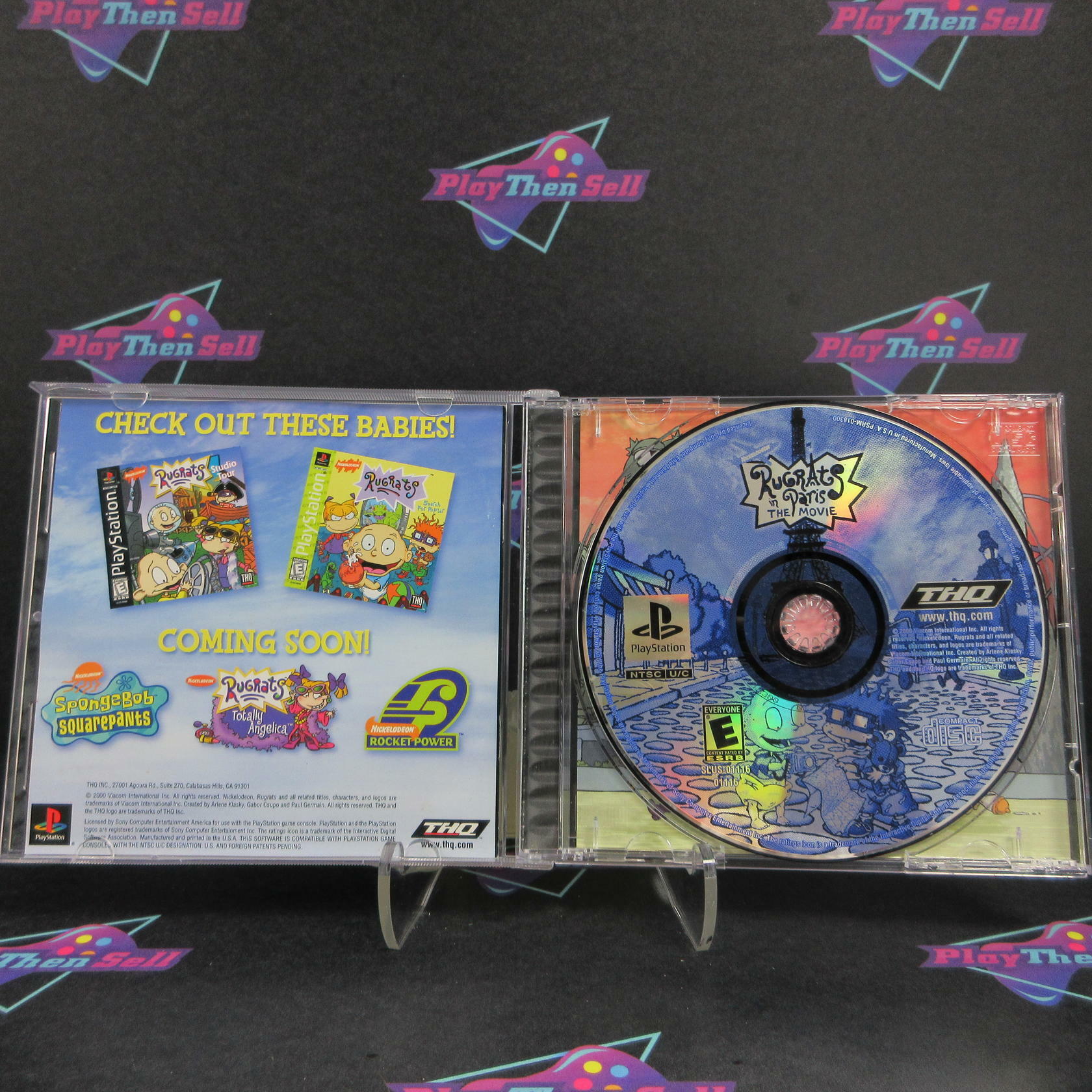 Rugrats in Paris The Movie PS1 PlayStation 1 Complete - Excellent