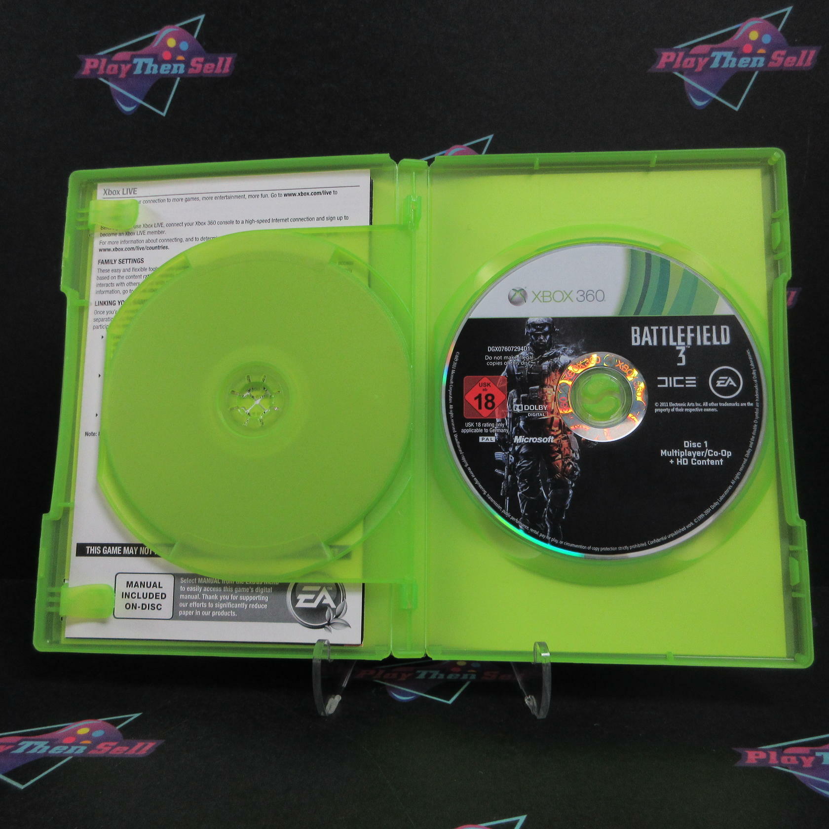 Battlefield 3 Xbox 360 PAL Region Locked - Like New