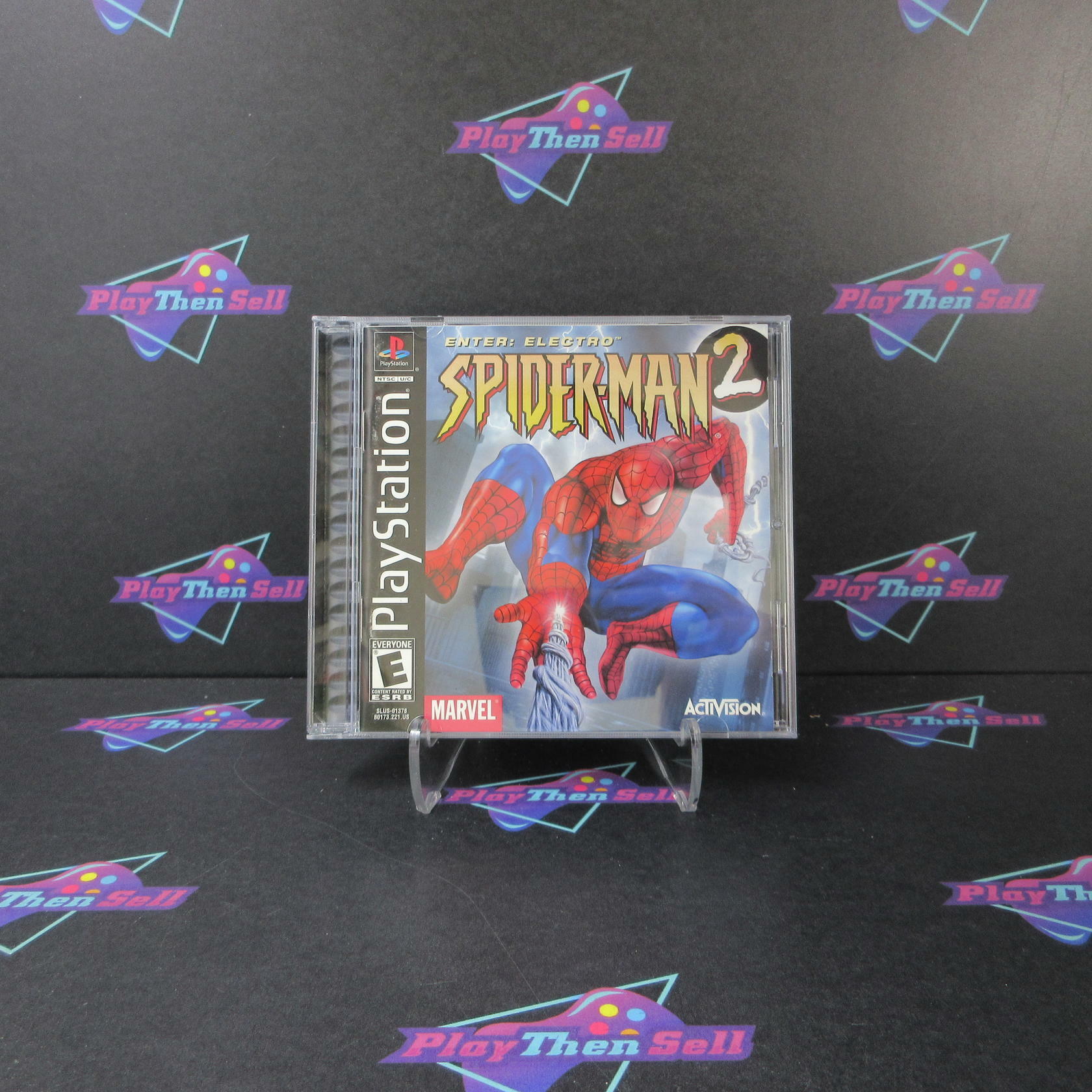 Spider-Man 2 Enter Electro PS1 PlayStation 1 + Reg Card Complete - Excellent