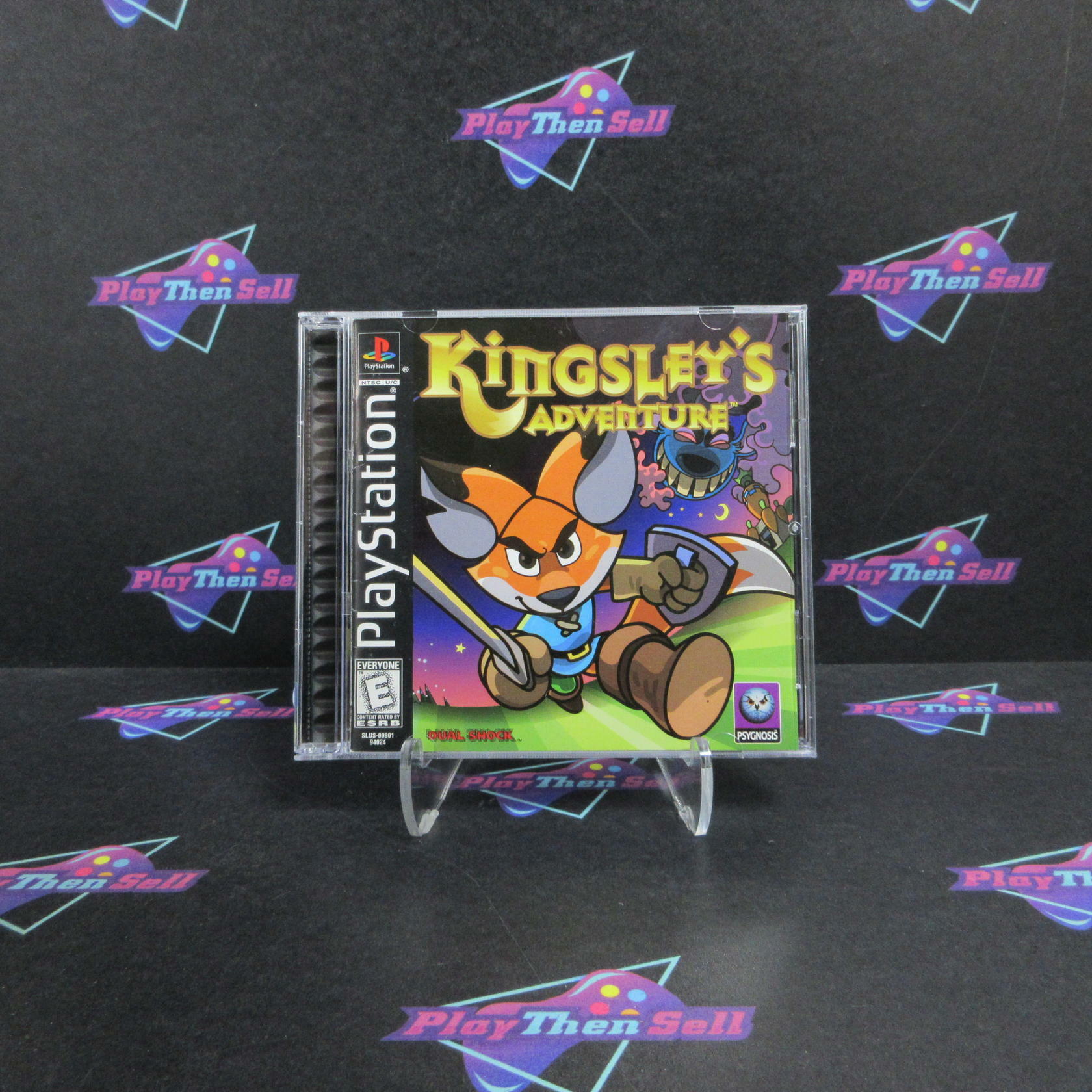 Kingsley's Adventure PS1 PlayStation1 + Reg Card Complete - Excellent