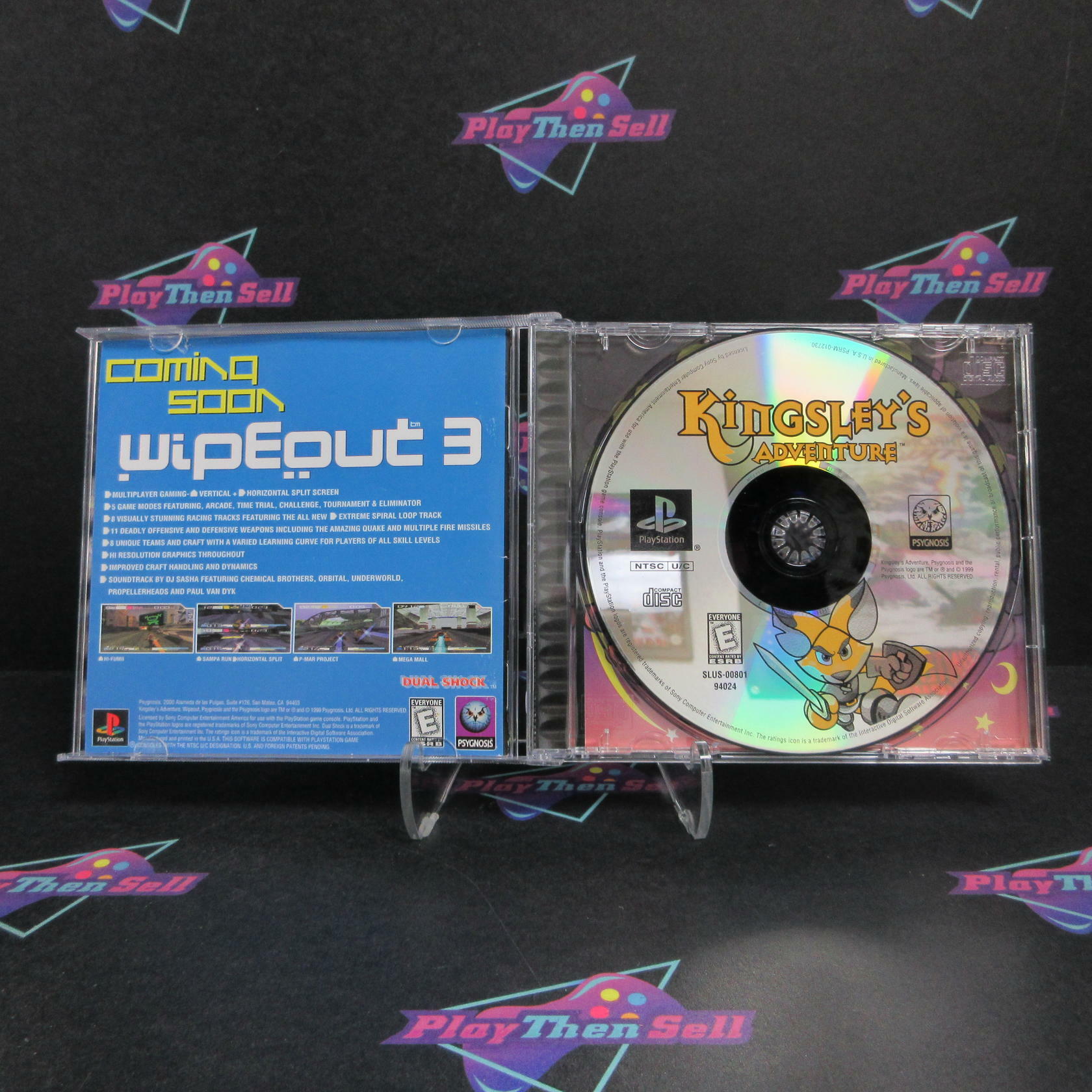 Kingsley's Adventure PS1 PlayStation1 + Reg Card Complete - Excellent