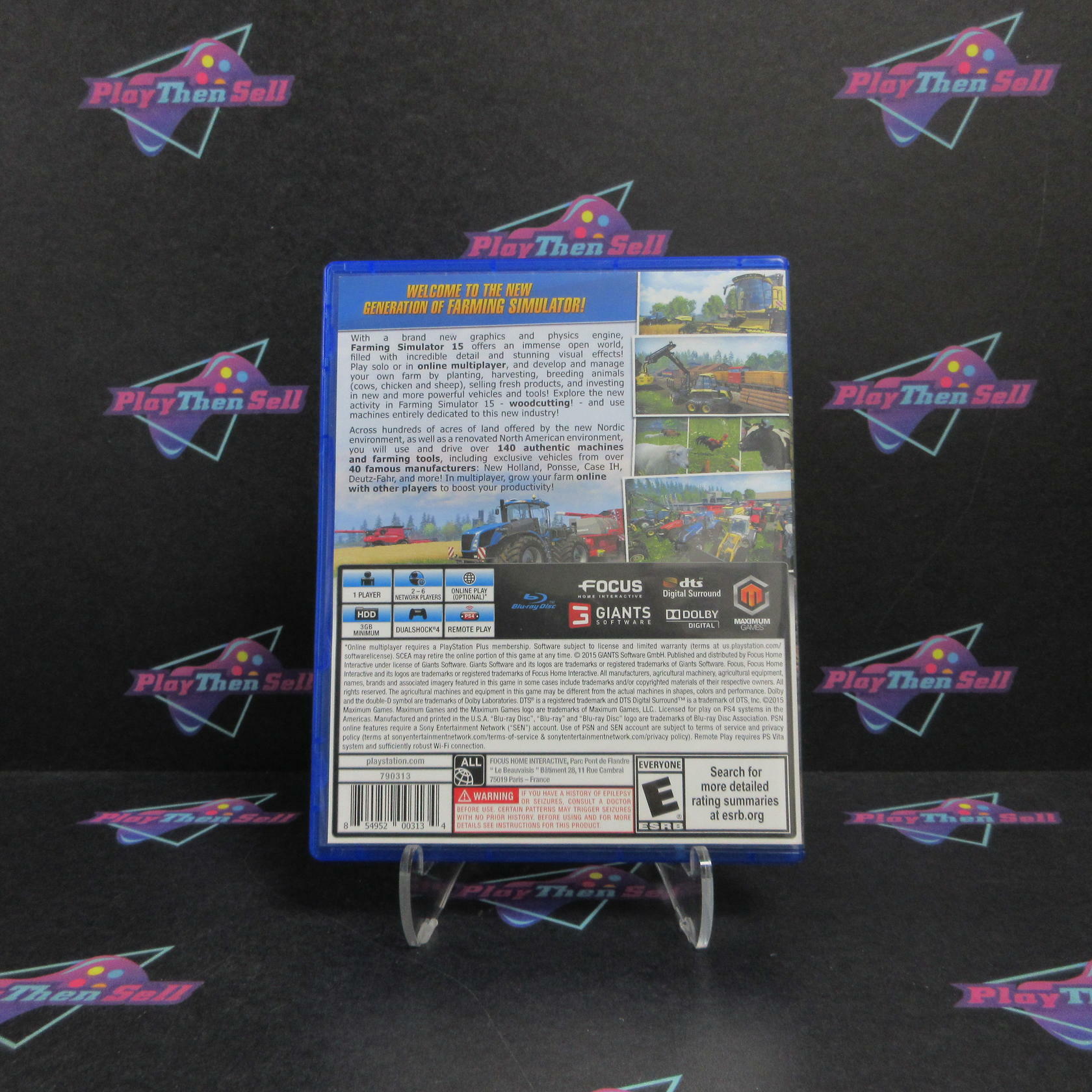 Farming Simulator 15 PS4 PlayStation 4 Complete - Excellent
