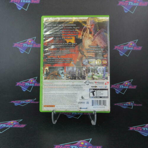 Elder Scrolls IV Oblivion - Xbox 360 + Map / Reg Card Complete - Excellent
