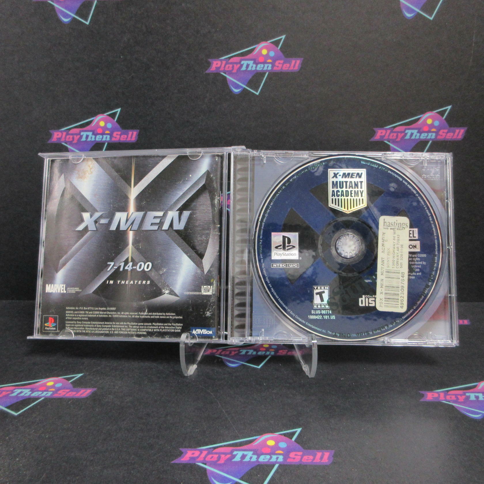 X-Men Mutant Academy PS1 PlayStation 1 AD/DD + Reg Card Complete CIB - Very Good