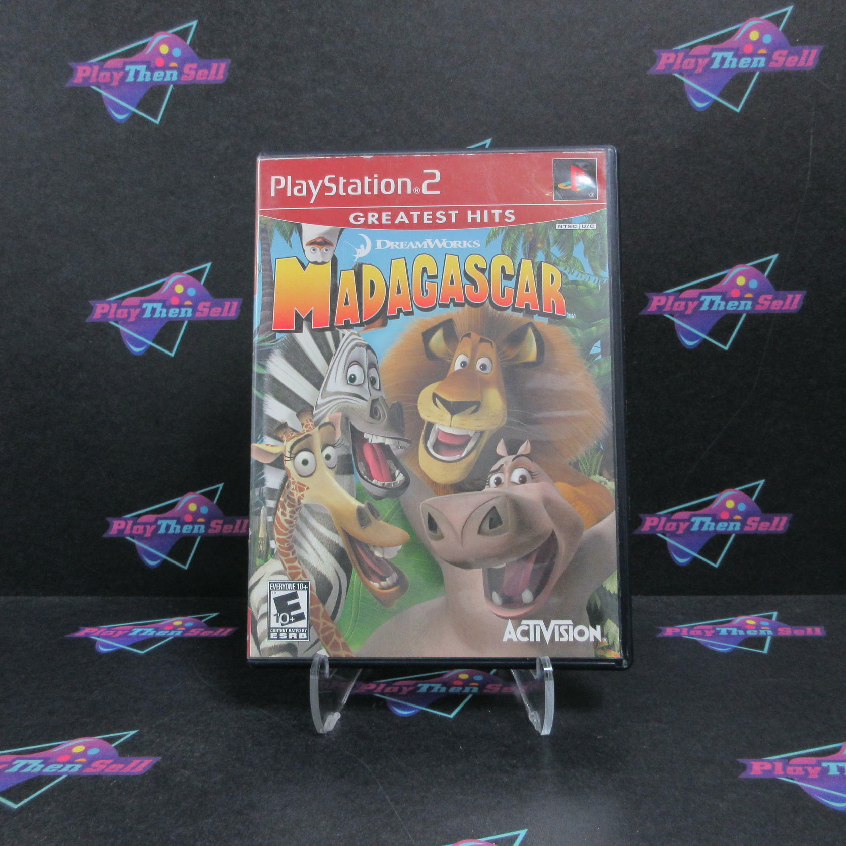 Madagascar PS2 PlayStation 2 GH AD Complete CIB - Very Good