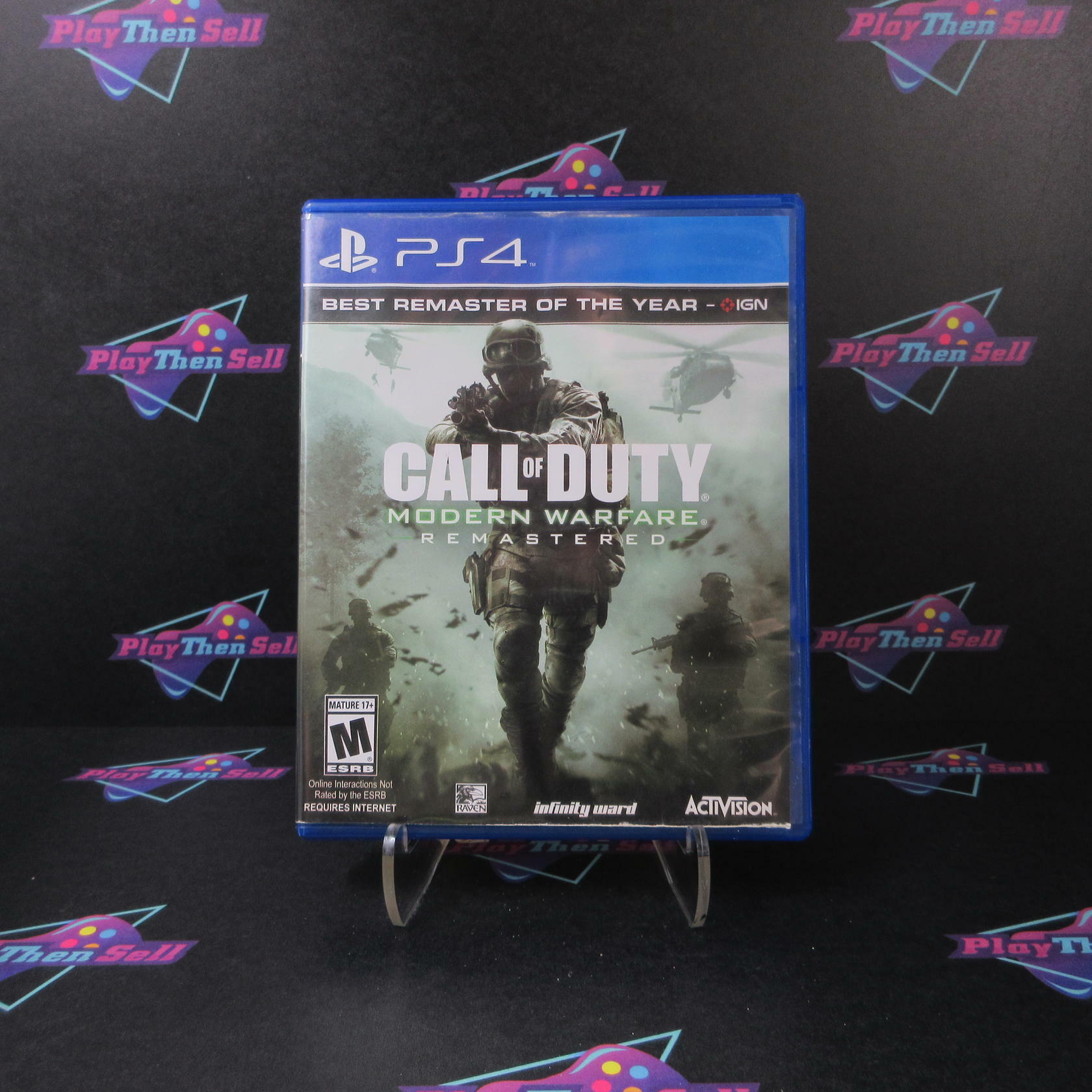 Call of Duty Modern Warfare Remastered PS4 PlayStation 4 AD - Very Good