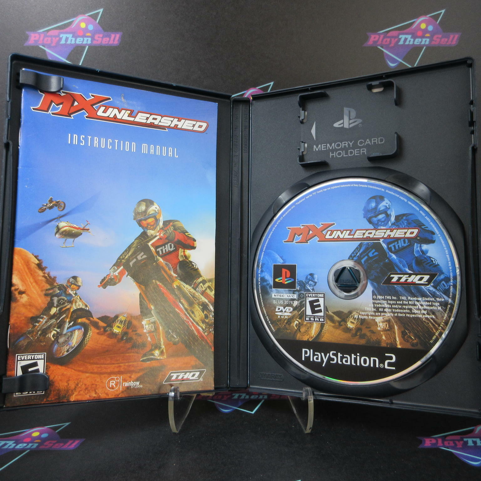 MX Unleashed PS2 PlayStation 2 AD/MD Complete CIB - Very Good