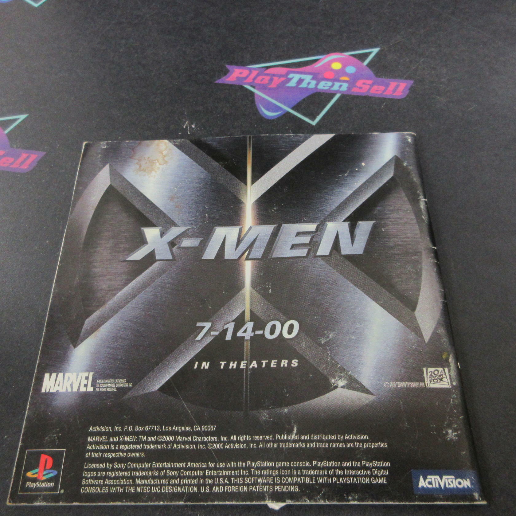 X-Men Mutant Academy PS1 PlayStation 1 AD/DD + Reg Card Complete CIB - Very Good