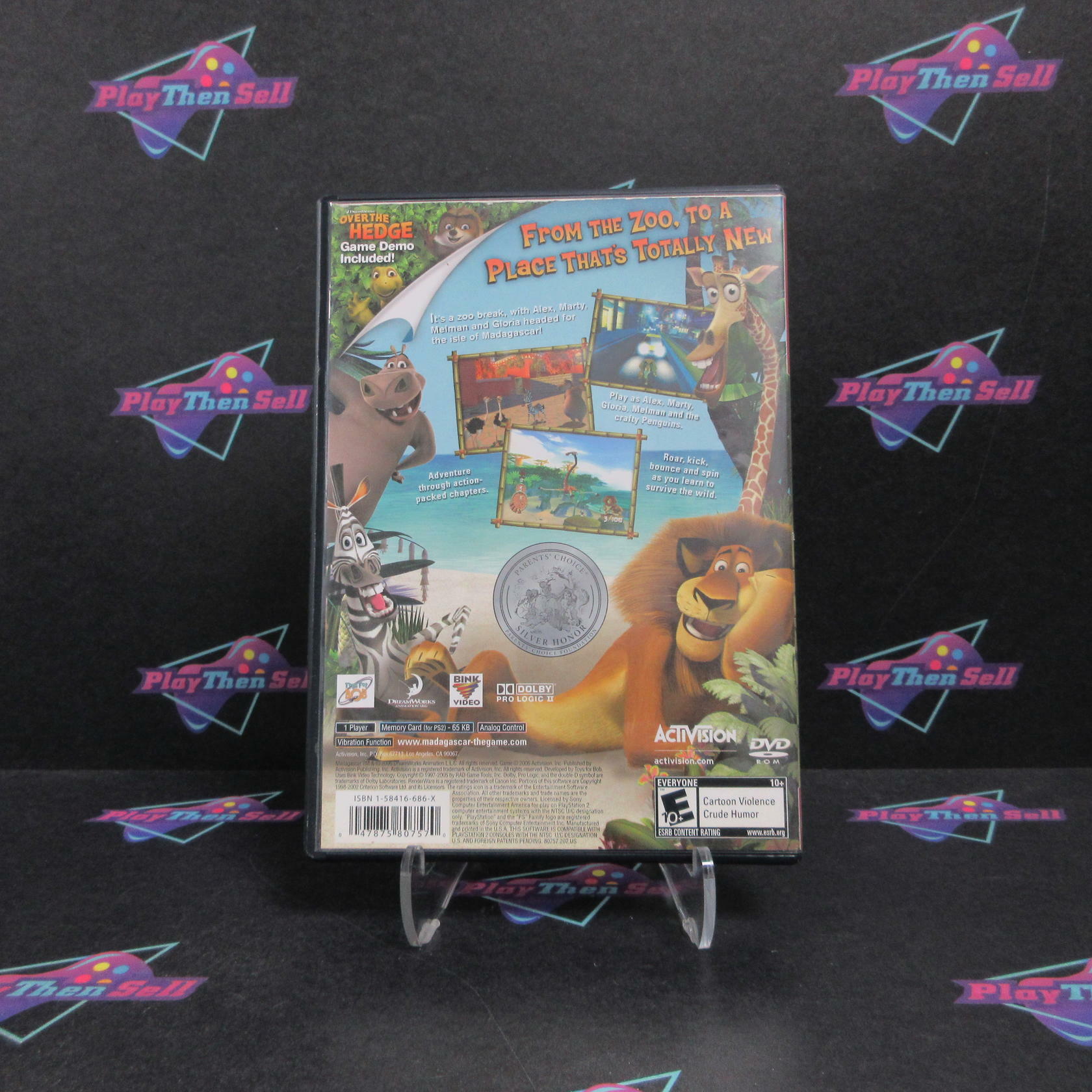 Madagascar PS2 PlayStation 2 GH AD Complete CIB - Very Good