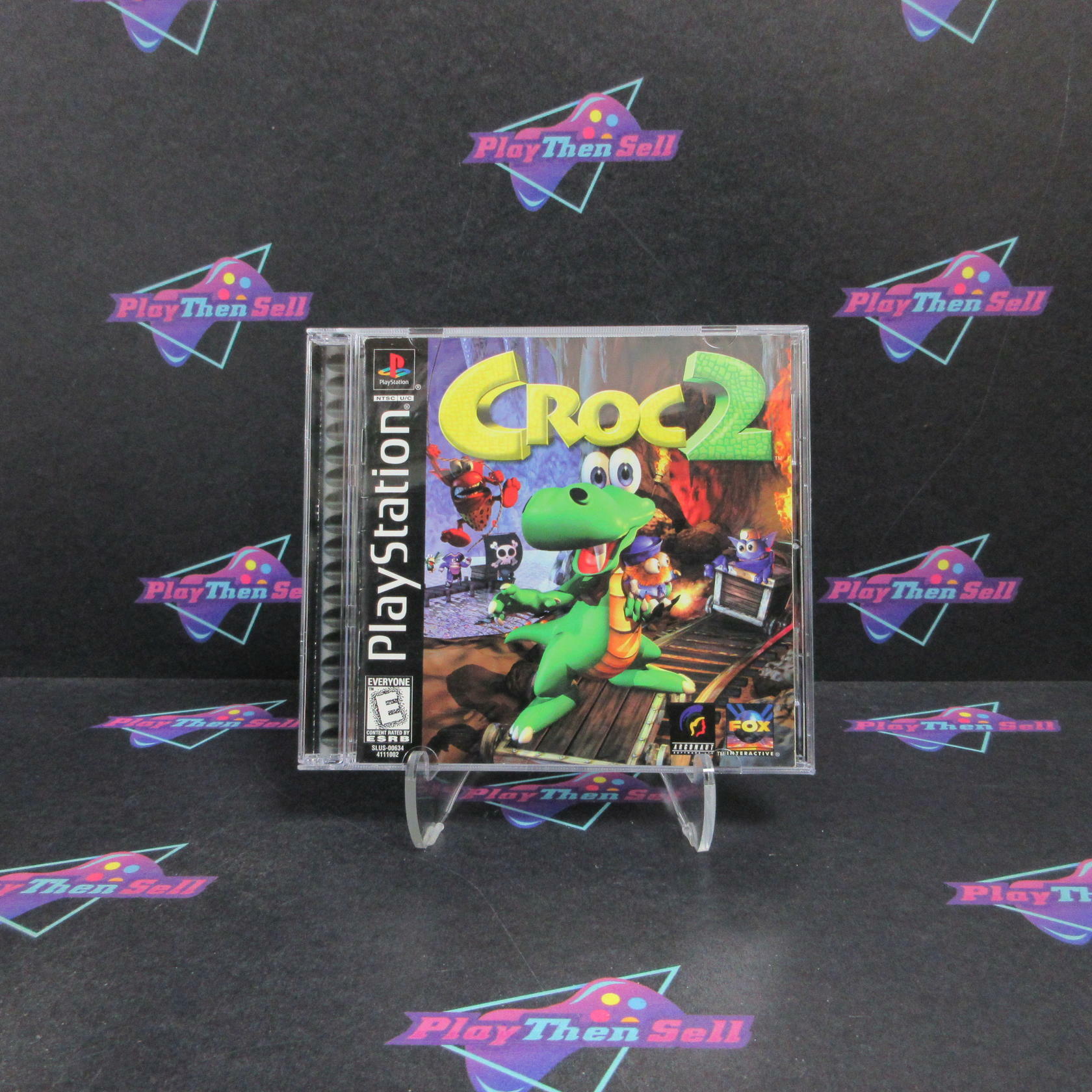 Croc 2 PS1 PlayStation 1 MD + Reg Card Complete CIB - Very Good