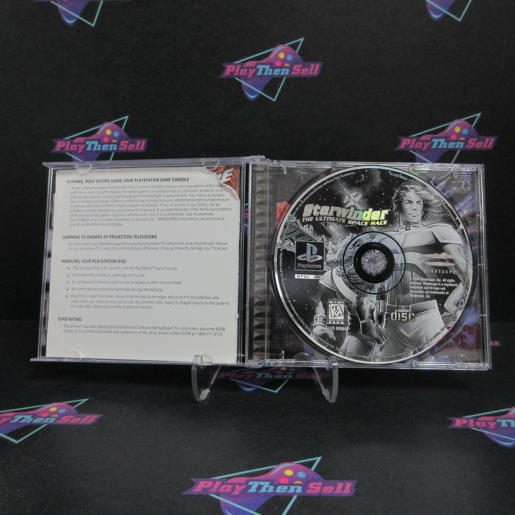 Starwinder PS1 PlayStation 1 MD Complete CIB - Very Good