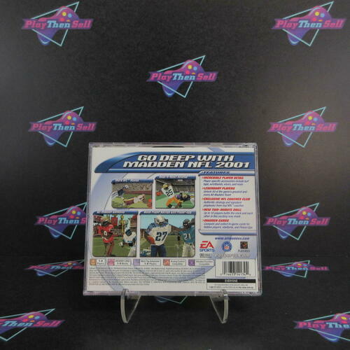 Madden NFL 2001 PS1 PlayStation 1 MD Complete CIB - Very Good